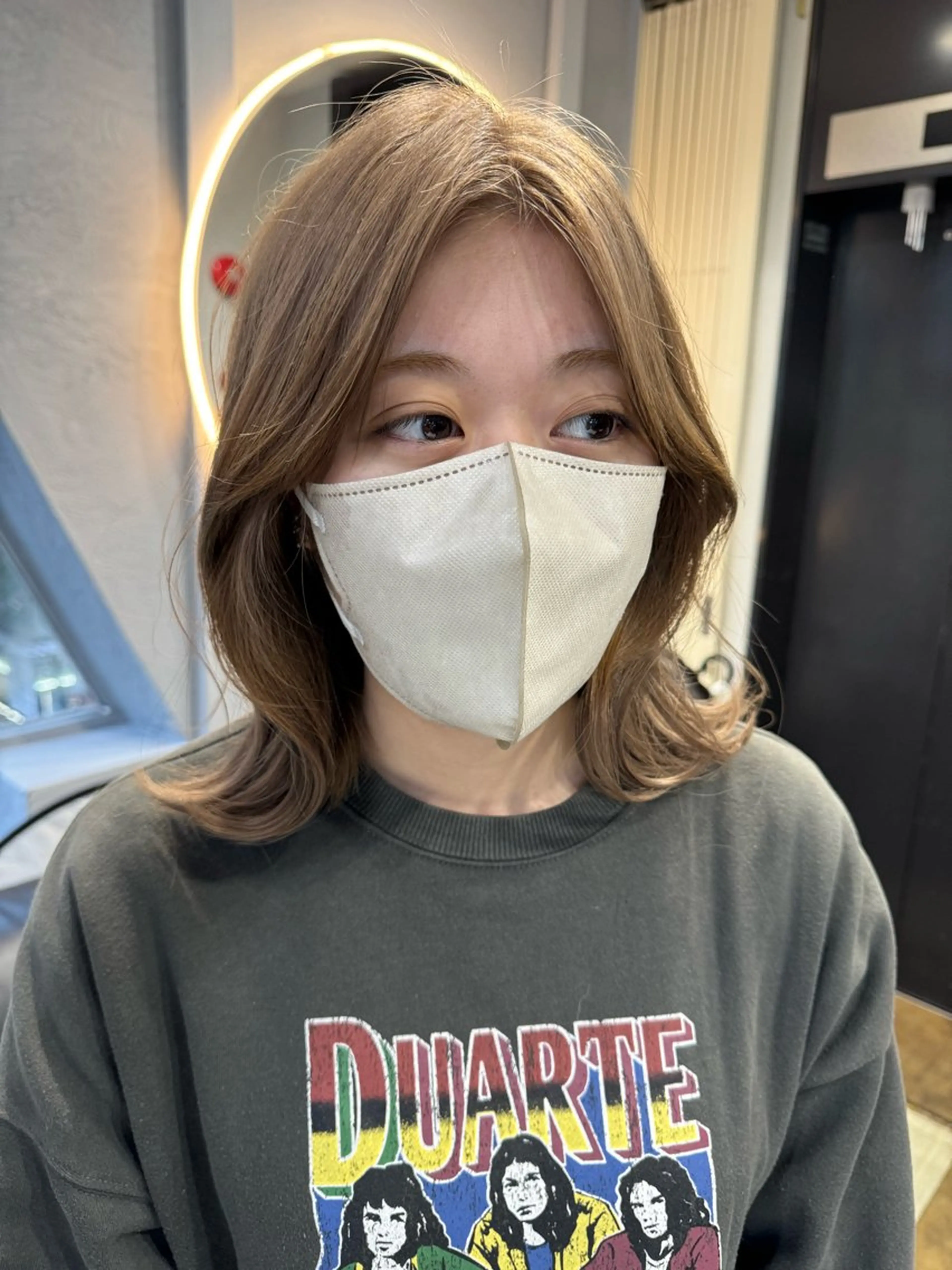 ショート カラー dao/ミルクティー /ブラウン/ブロンドのヘアスタイル