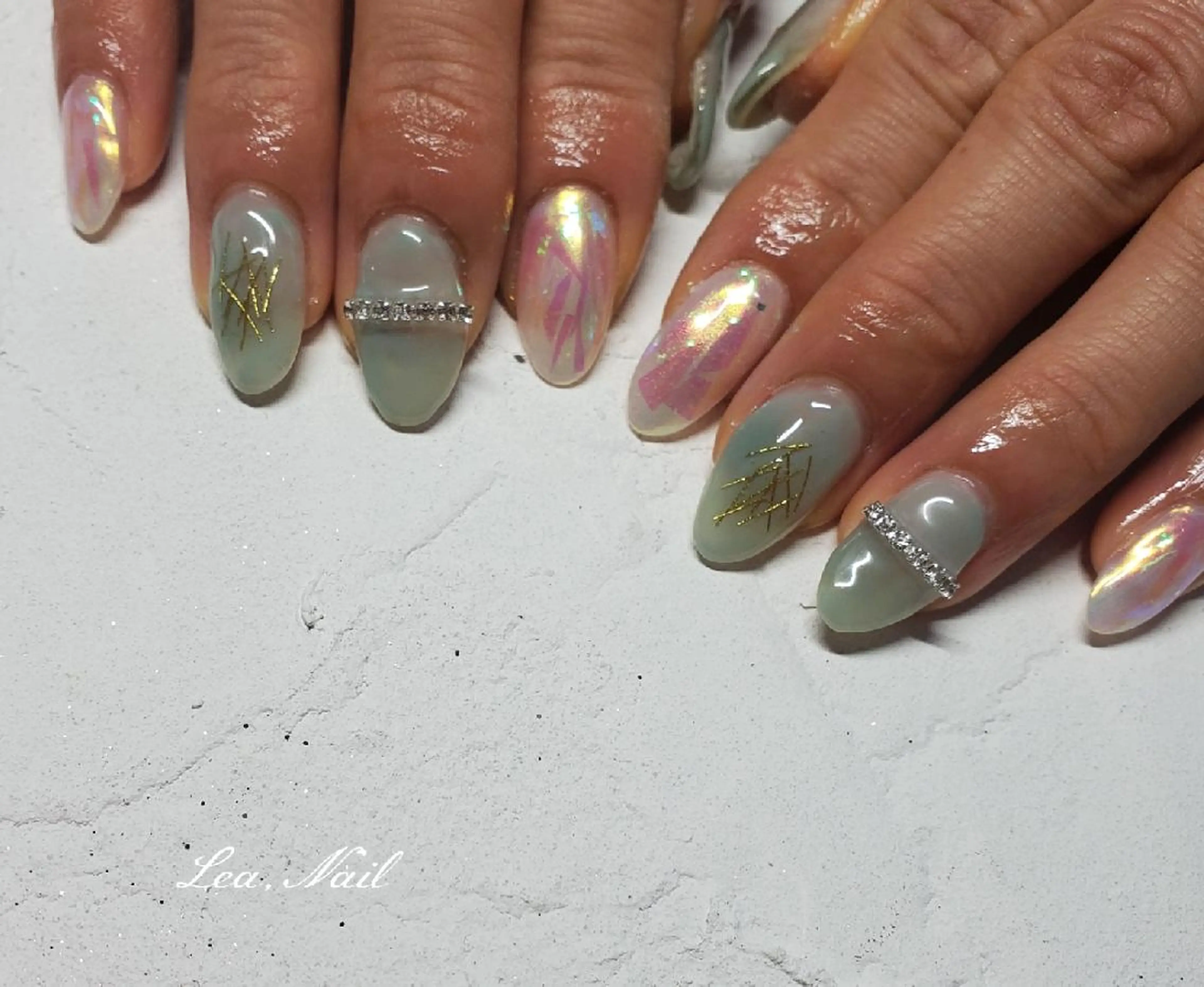 ネイル 持ち込み Lea,Nail所属・松橋 愛のネイルデザイン