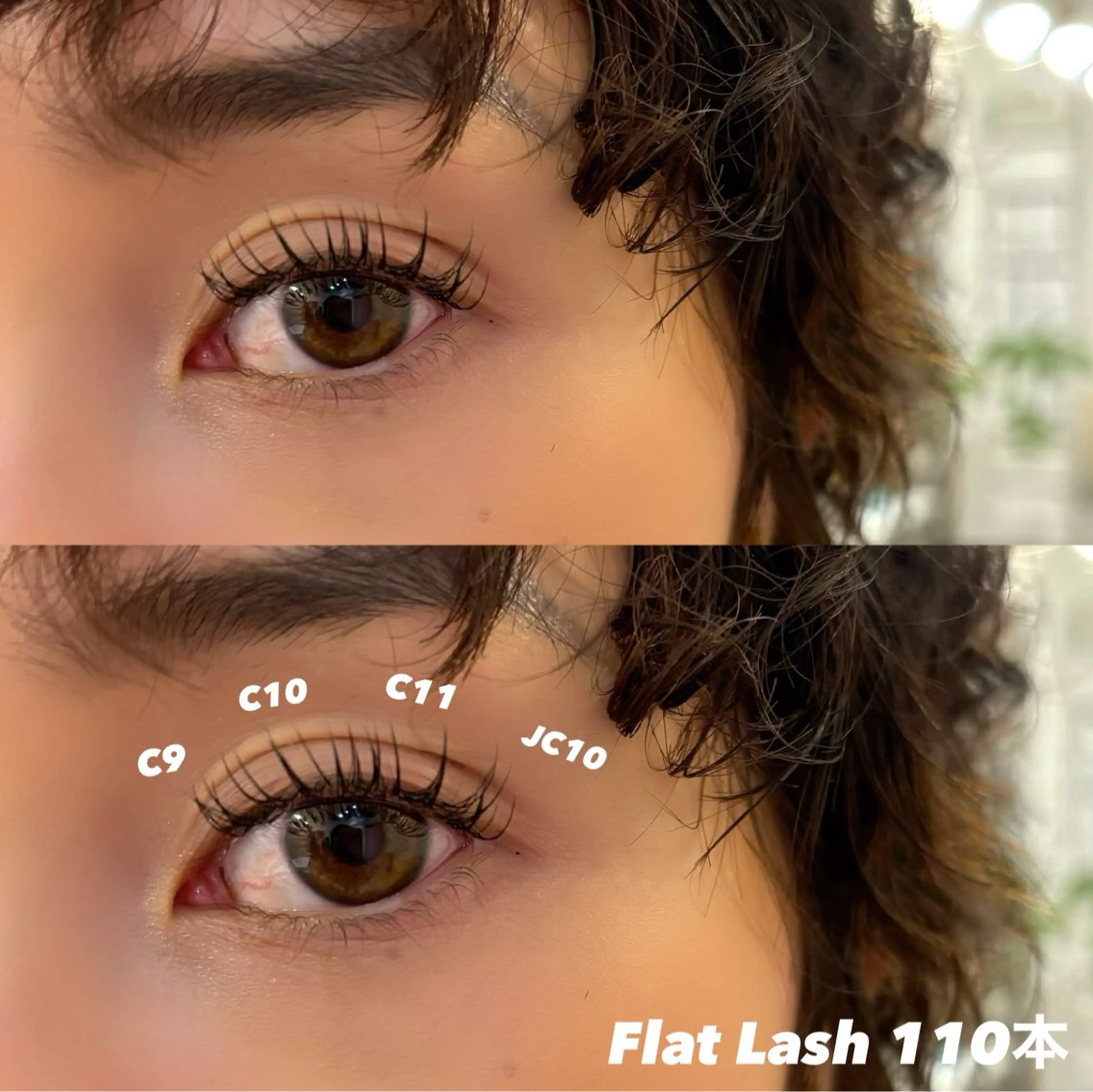 マツエク・マツパ フラットラッシュ マツエク 〖IEN〗Yuka (ユウカ/優香)のマツエク・マツパデザイン