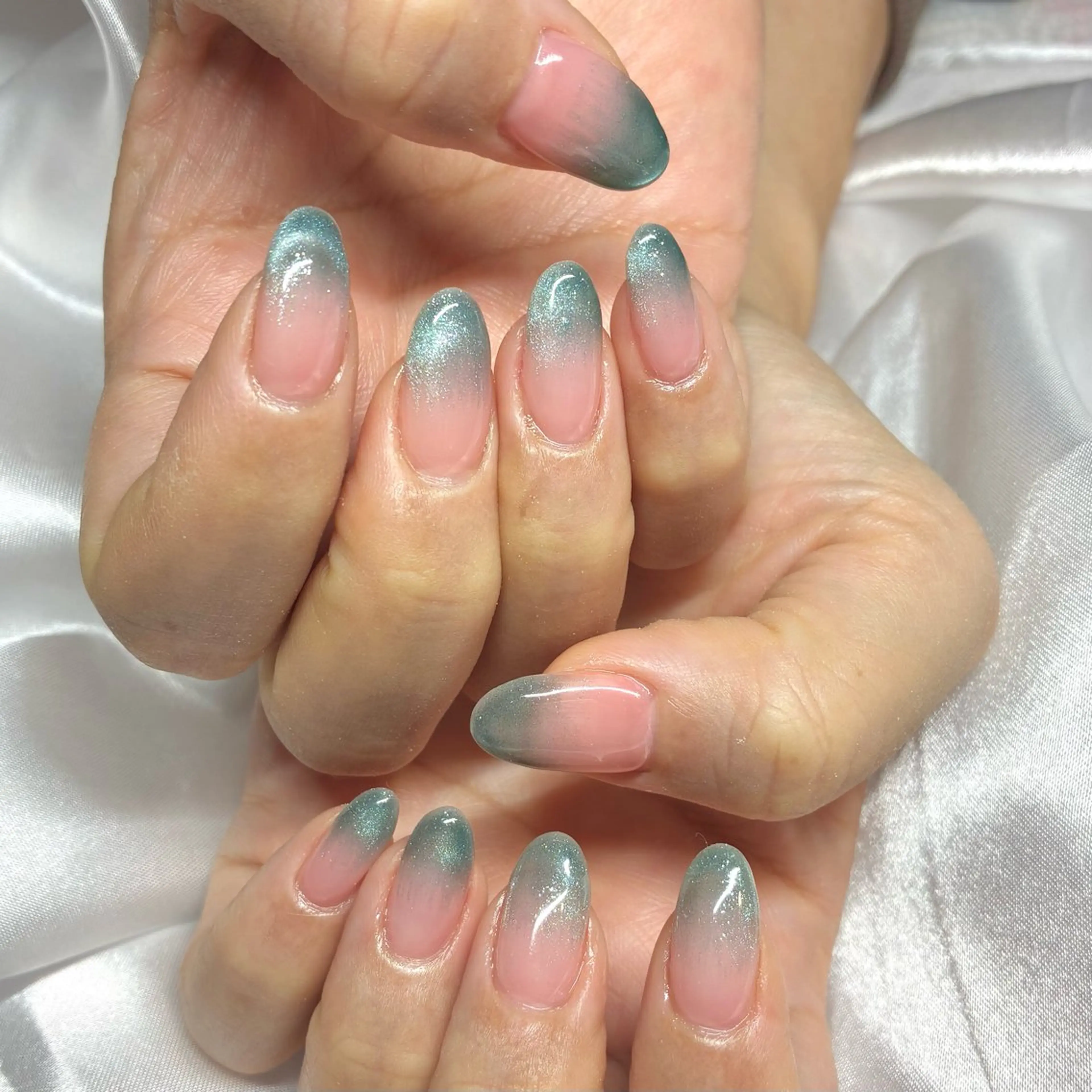 ネイル ジェルネイル マグネットネイル ハンドネイル Nail ヌシん家 AKANEのネイルデザイン