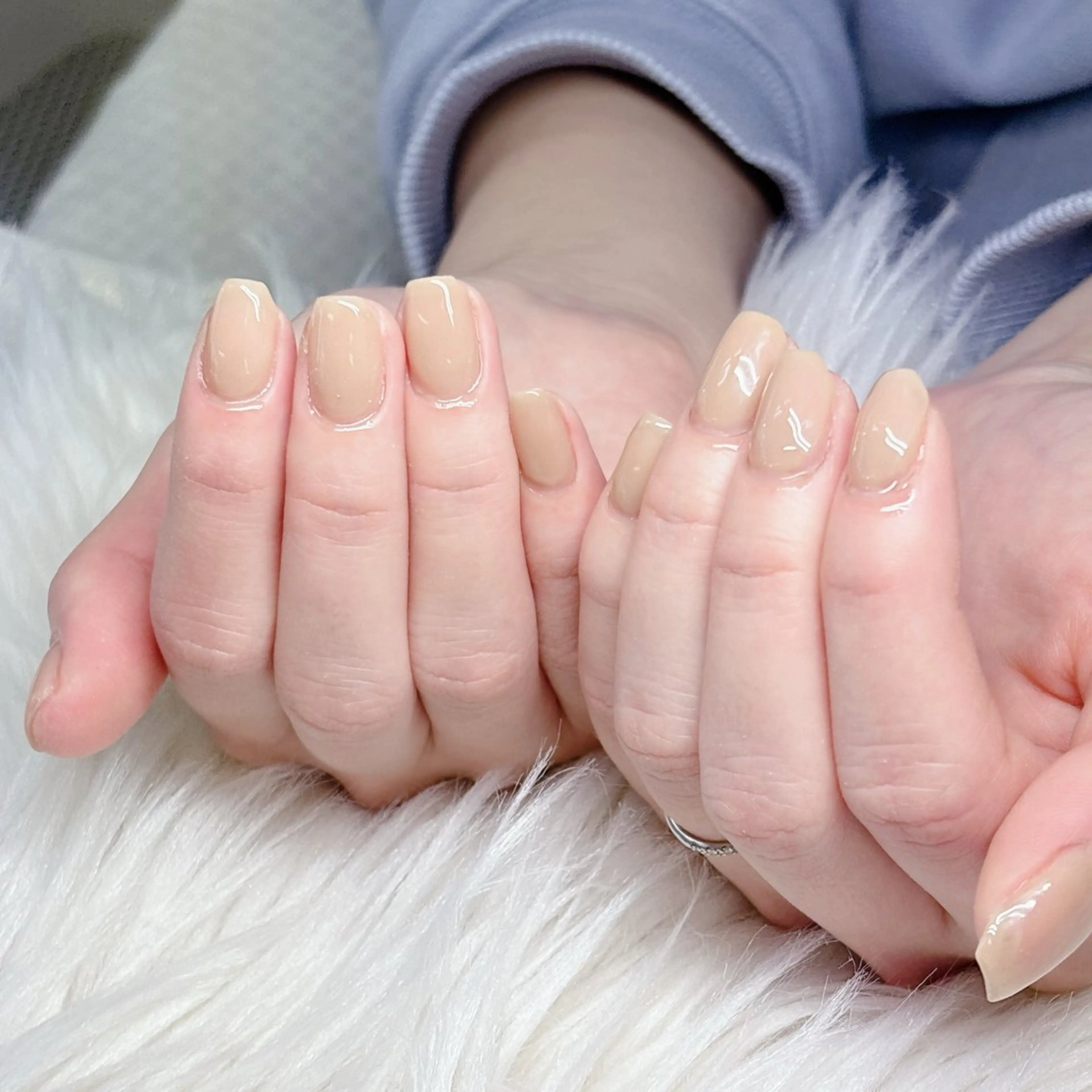 ネイル ワンカラーネイル ネイルサロンAntellijan大宮所属・野本 聖乃のネイルデザイン