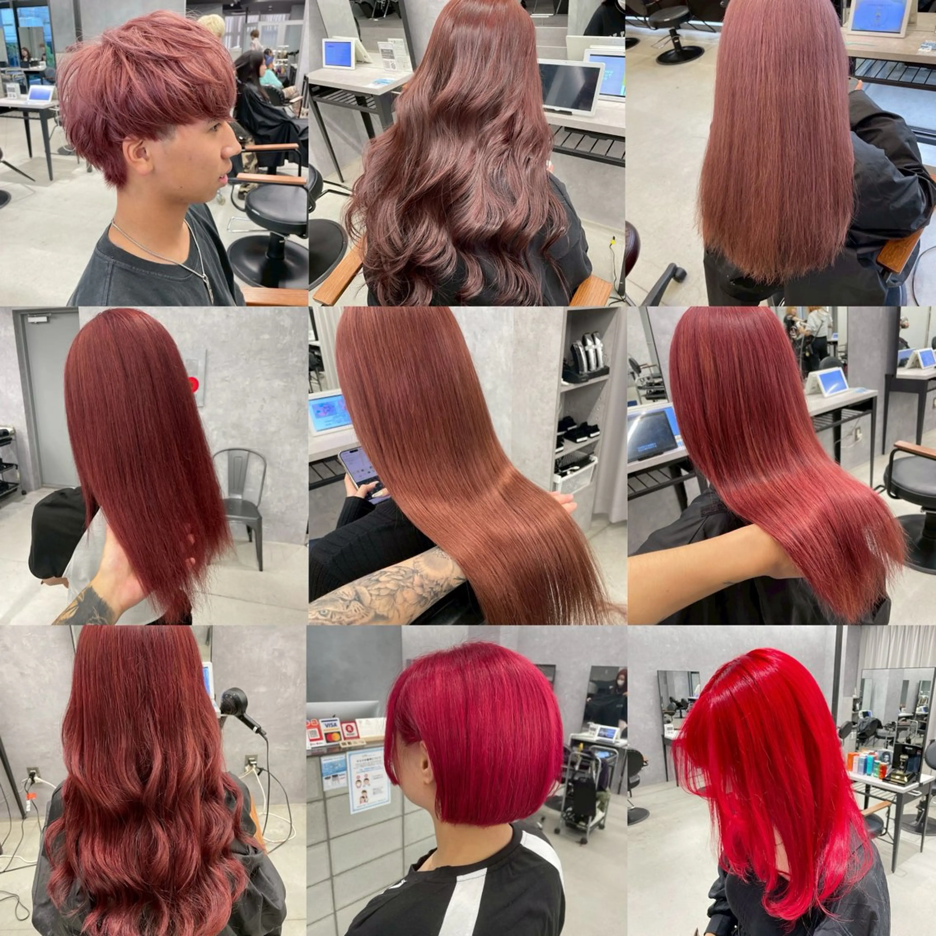 カラー LUXBE LUCE所属・LUXBE LUCE 愁のヘアスタイル