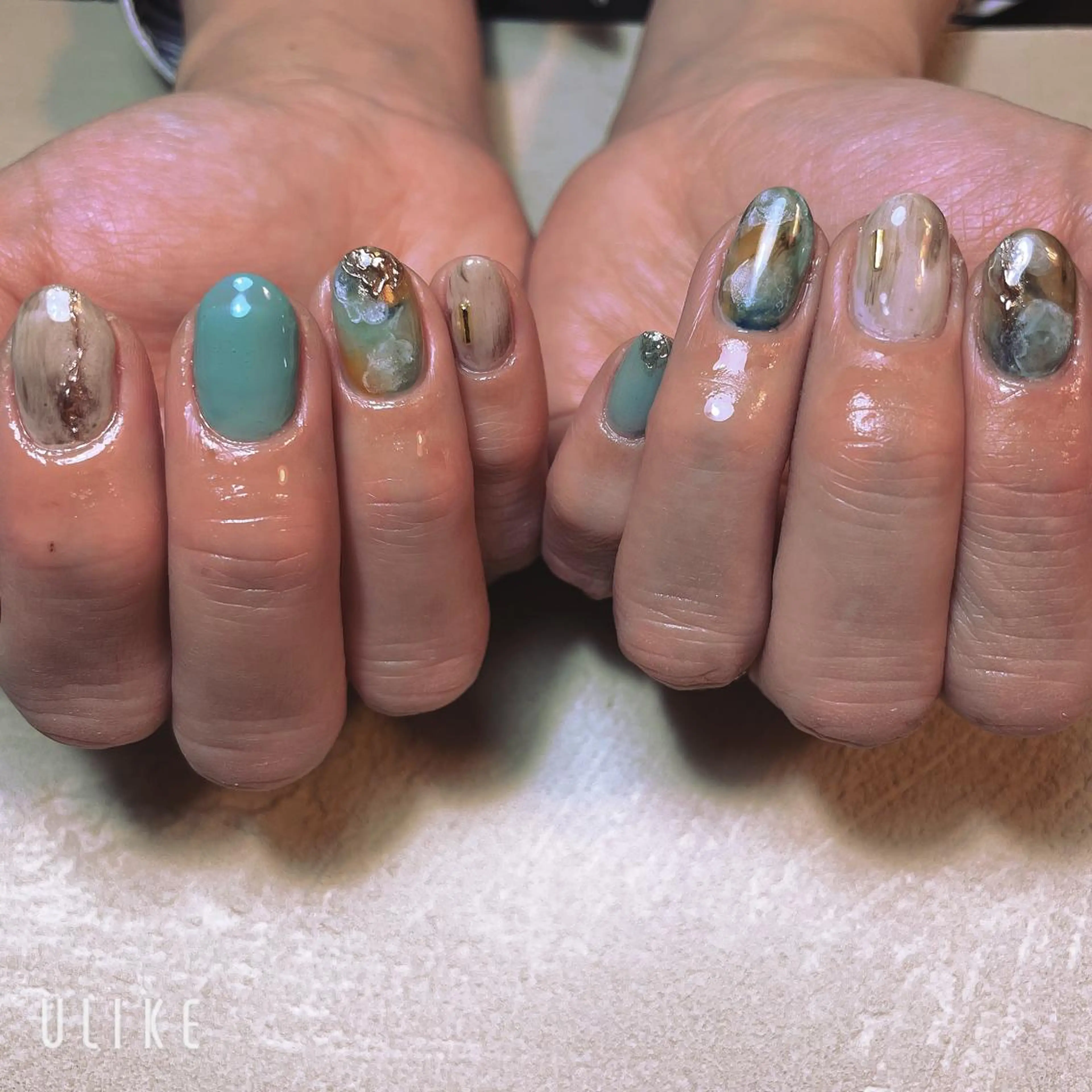 ネイル ハンドネイル 大家 小百合のネイルデザイン