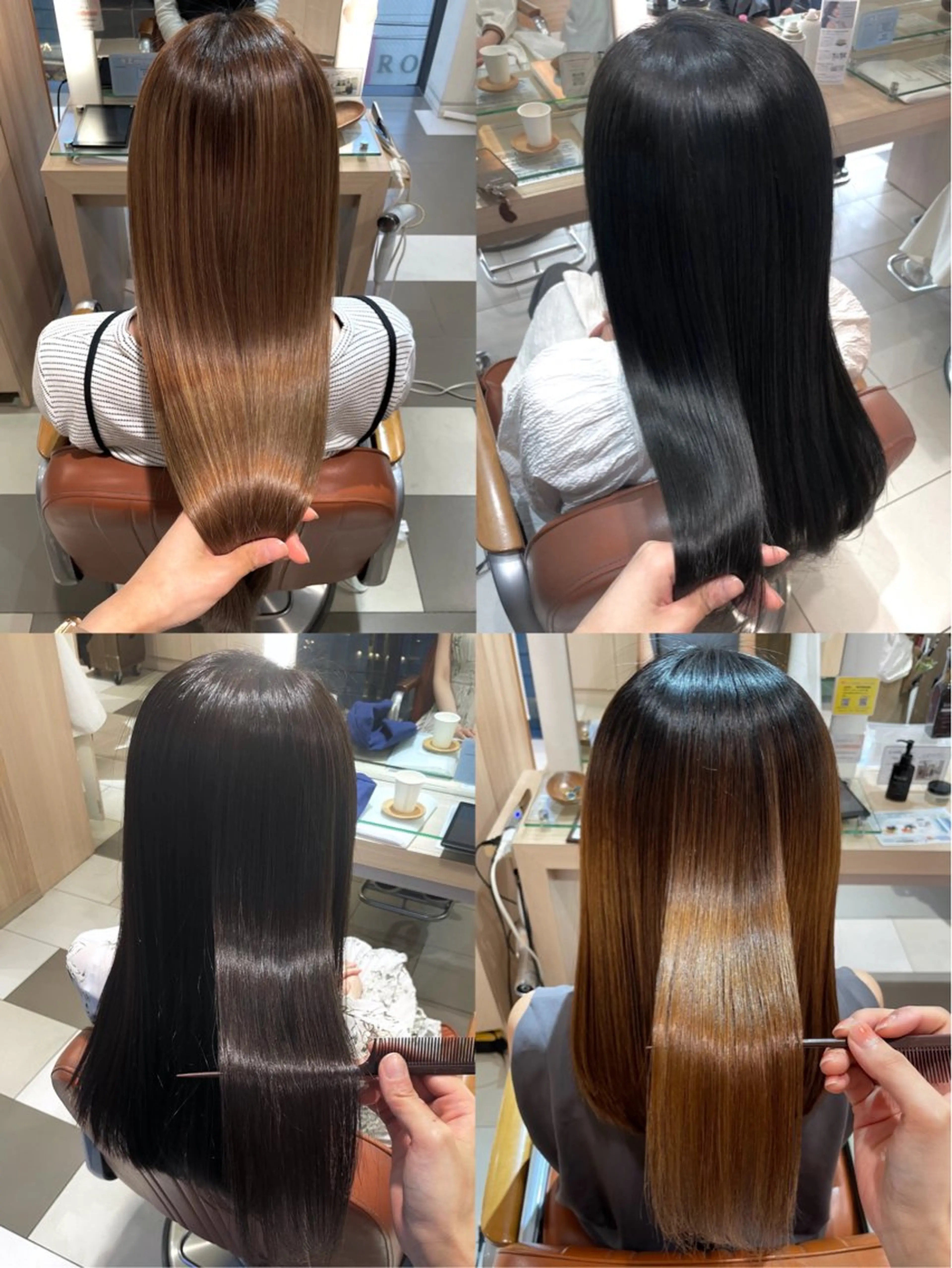 ロング くせ毛 トリートメント 青沼夏未/オリーブ/ 寒色カラーのその他イメージ