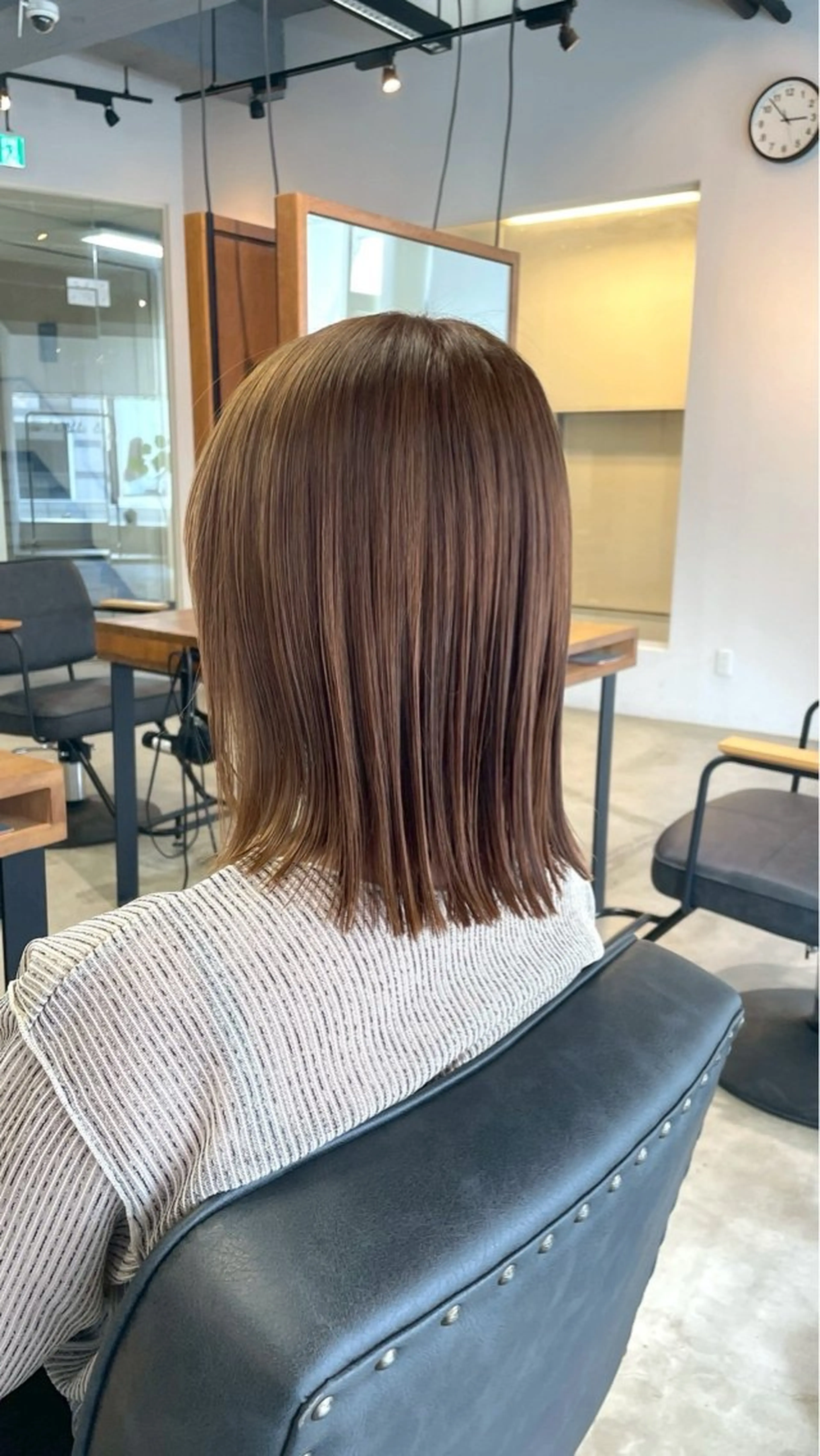 ミディアム note キシモト ハルカのヘアスタイル