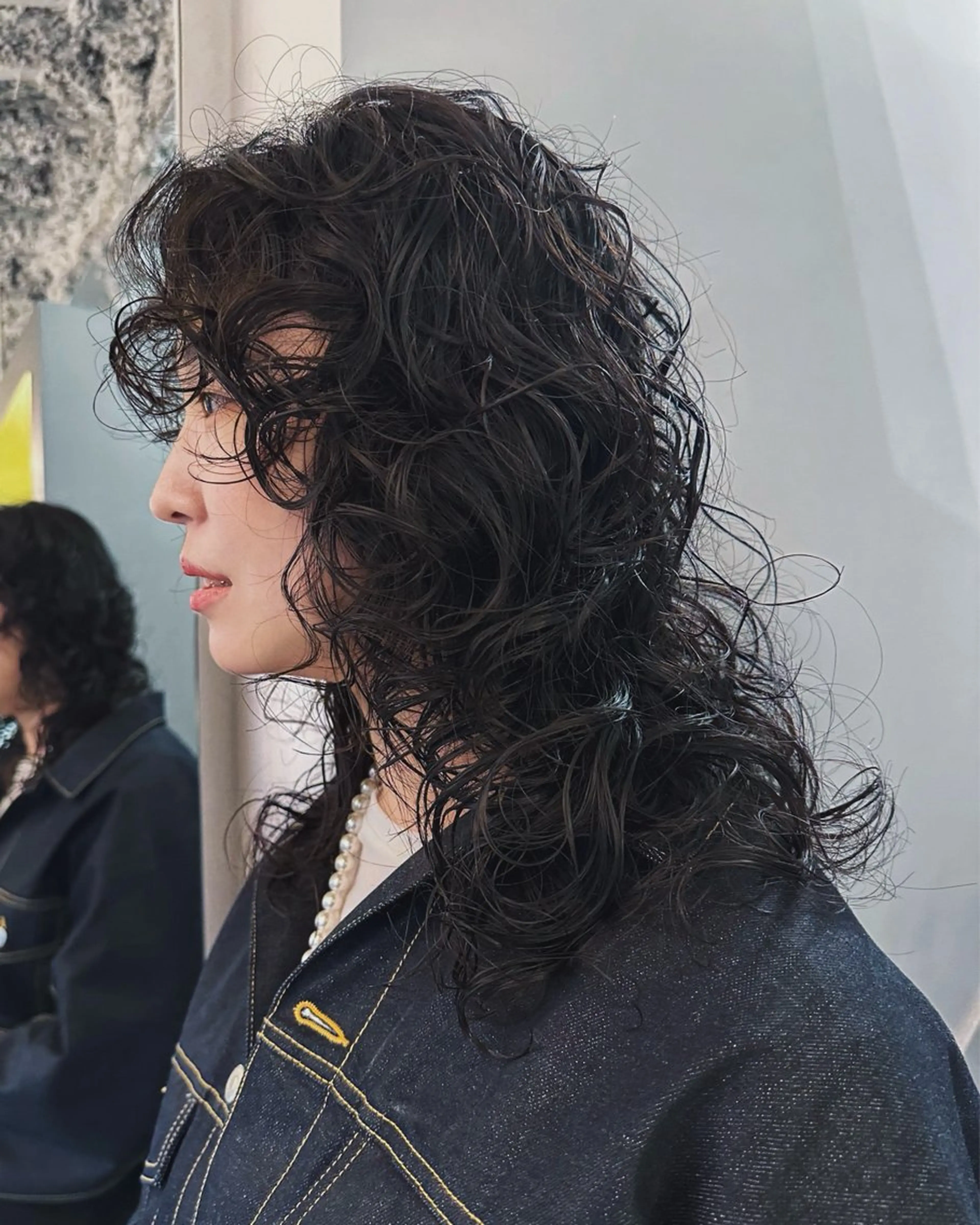 ミディアム パーマ レイヤー/パーマ /ウルフ/nabeのヘアスタイル