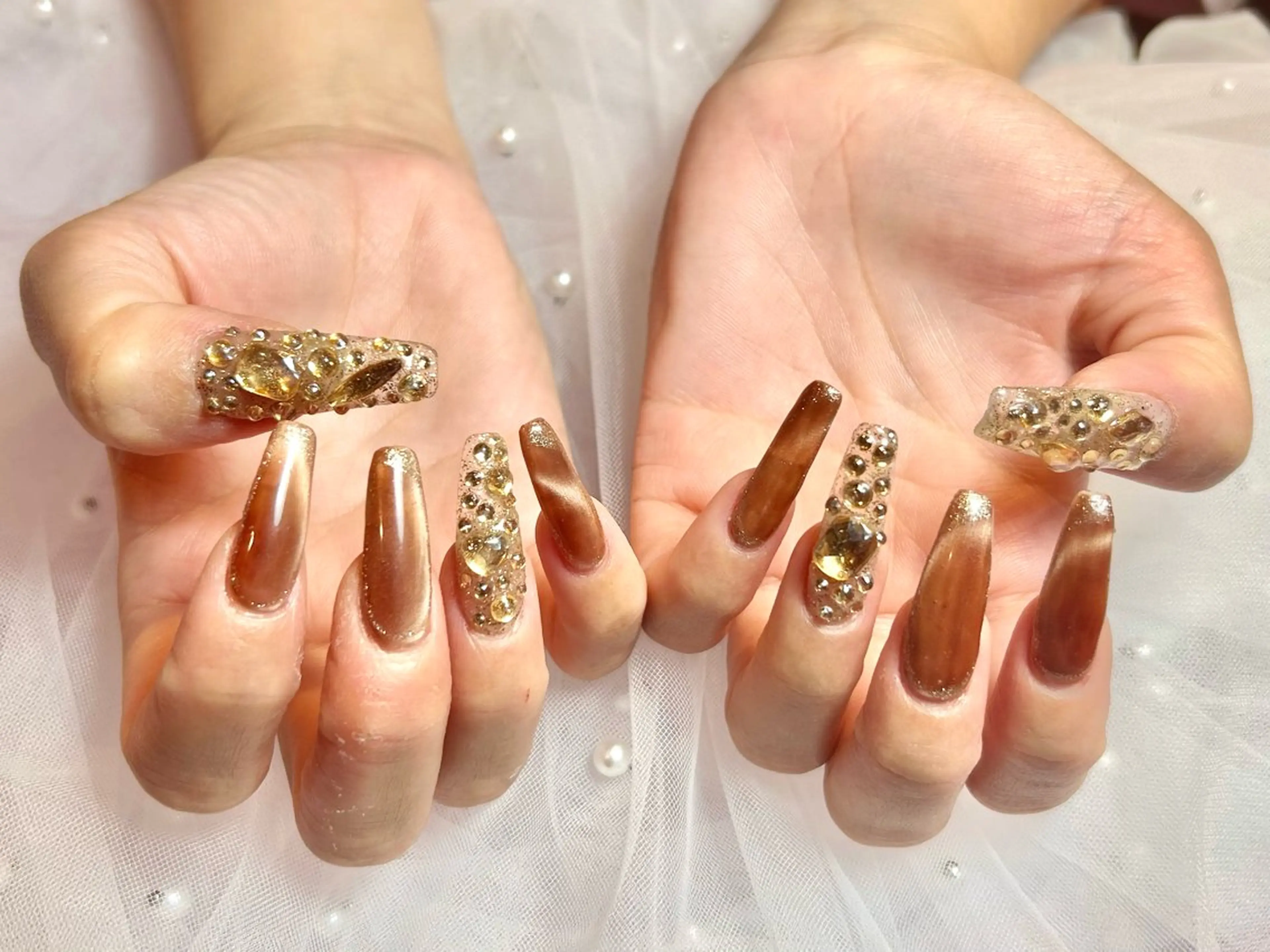 ネイル 持ち込み ピンキー 池田公園店のネイルデザイン