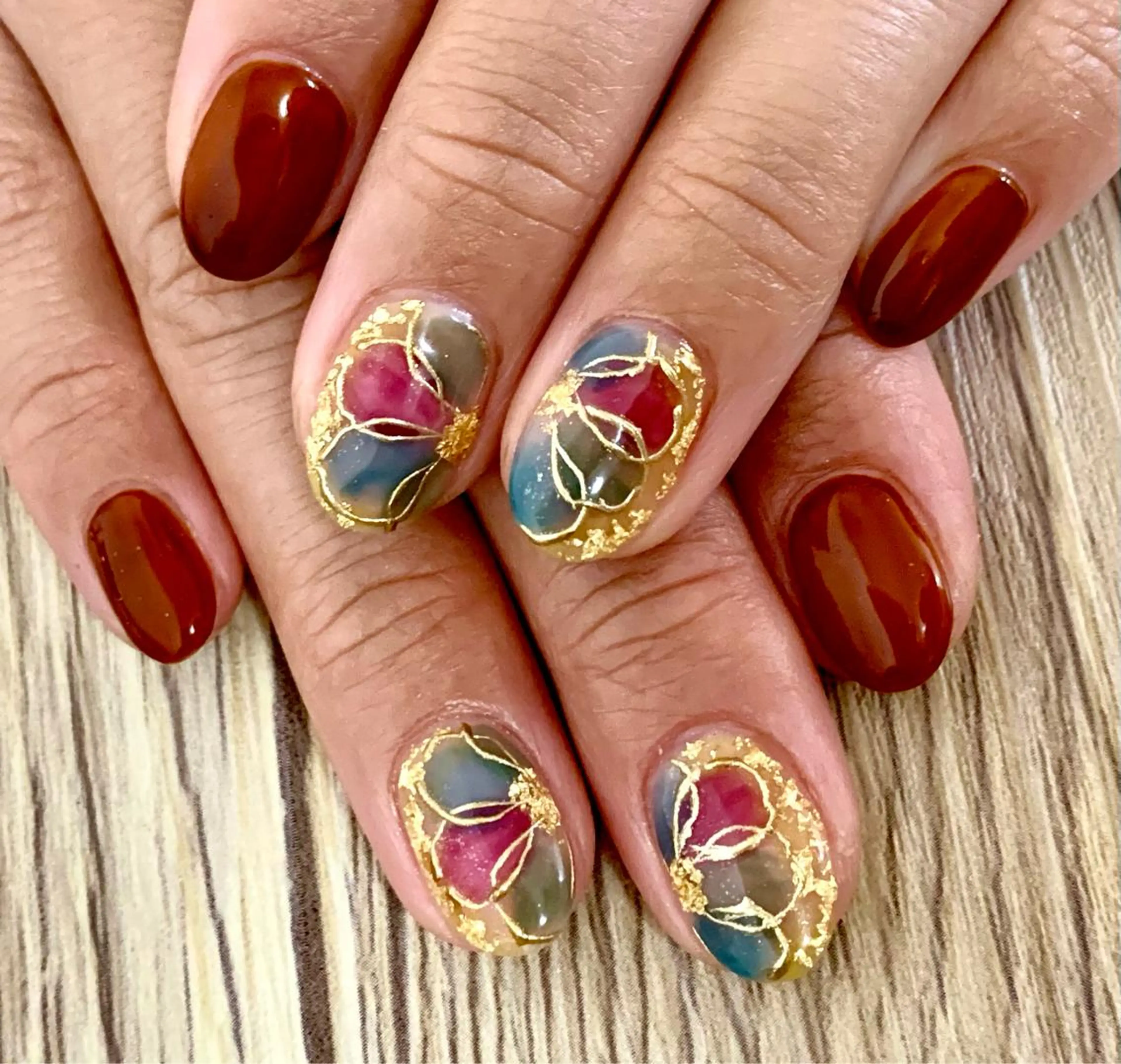 ネイル ハンドネイル Nail&Eyelash Amour(アムール)所属・山下 愛のネイルデザイン