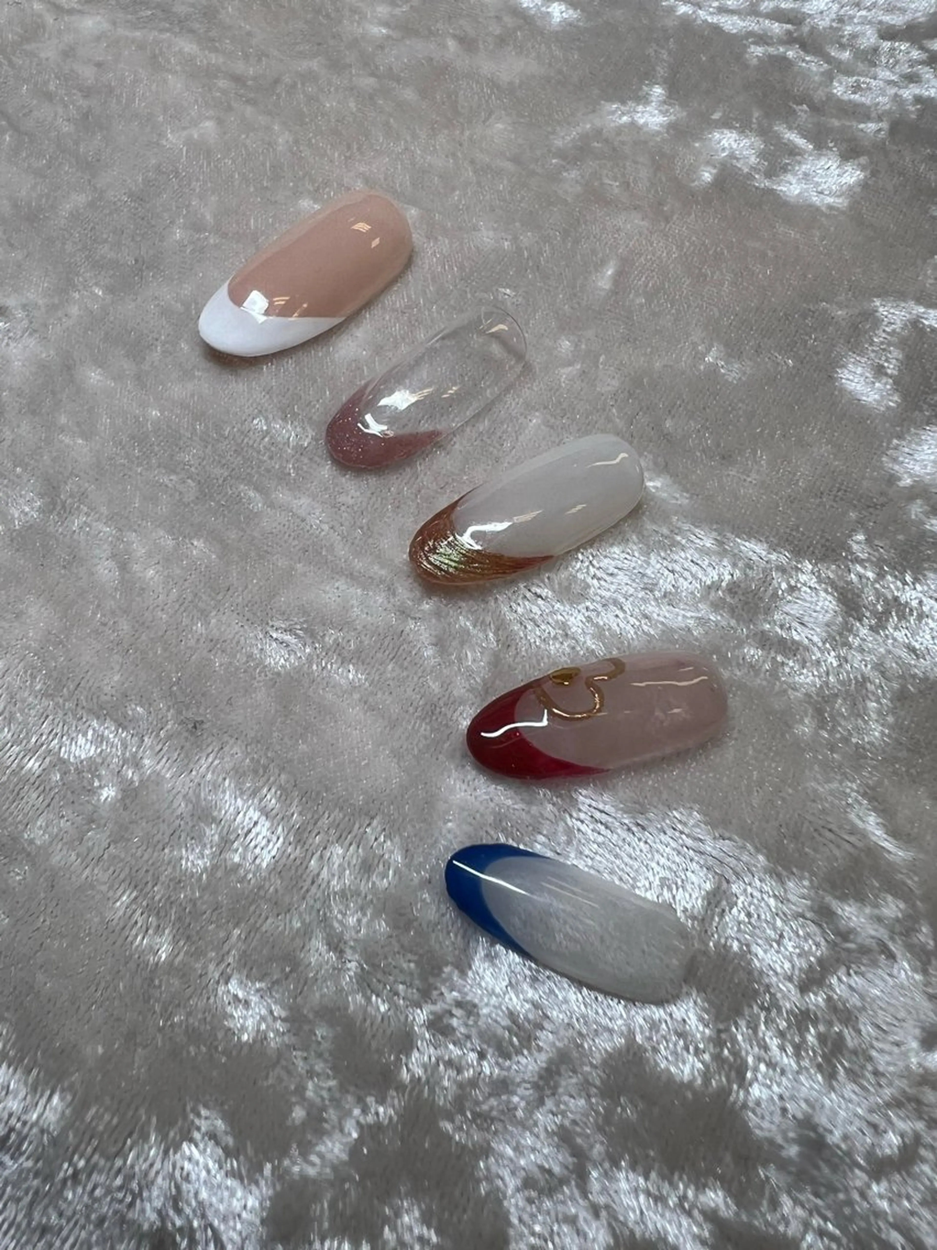 ネイル アートネイル フレンチネイル Nail&EyeLash Vinaゆめタウン呉店所属・VinaNail sakuraのネイルデザイン