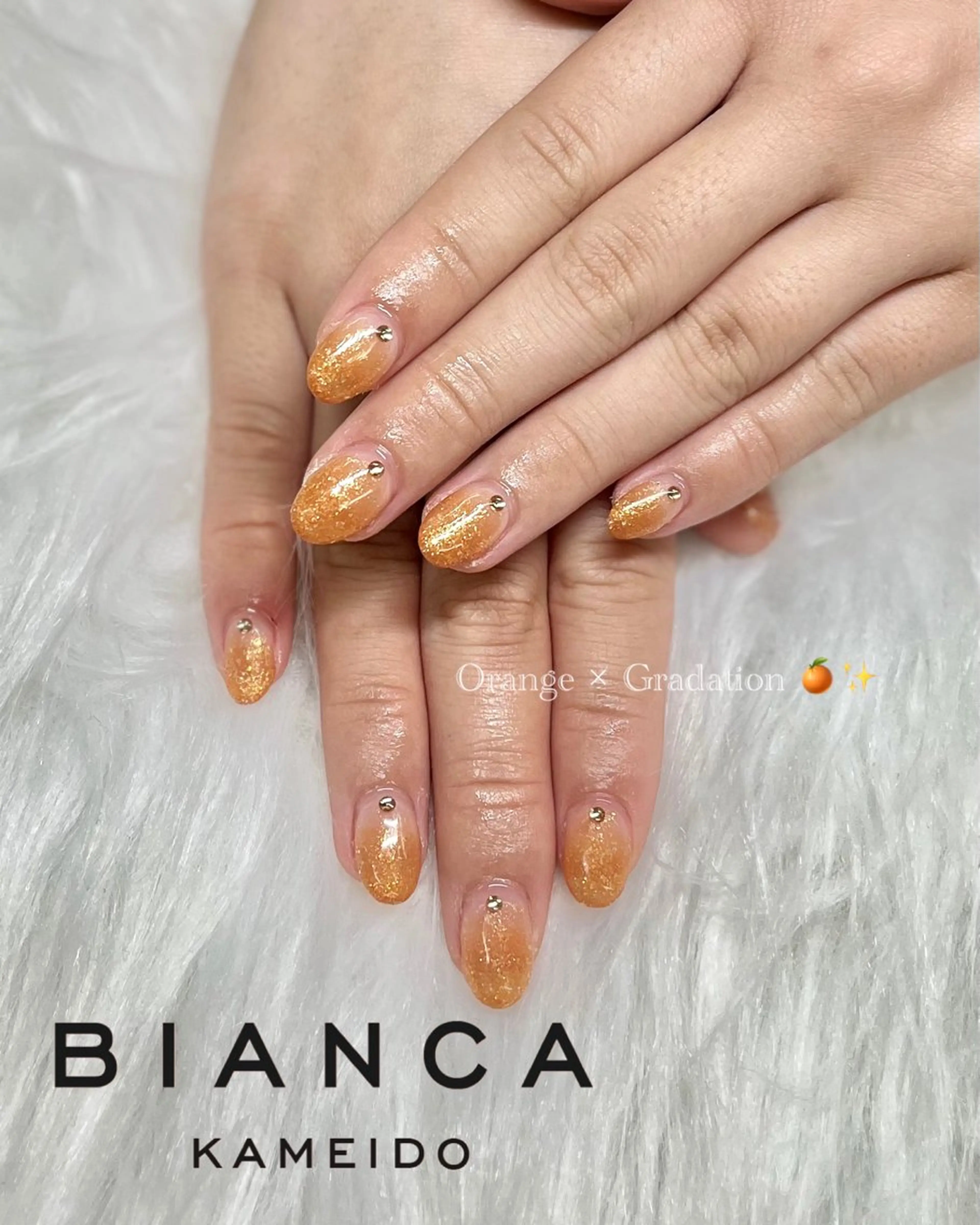 ネイル ストーンネイル ハンドネイル Bianca 亀戸店 🎀 植木のネイルデザイン