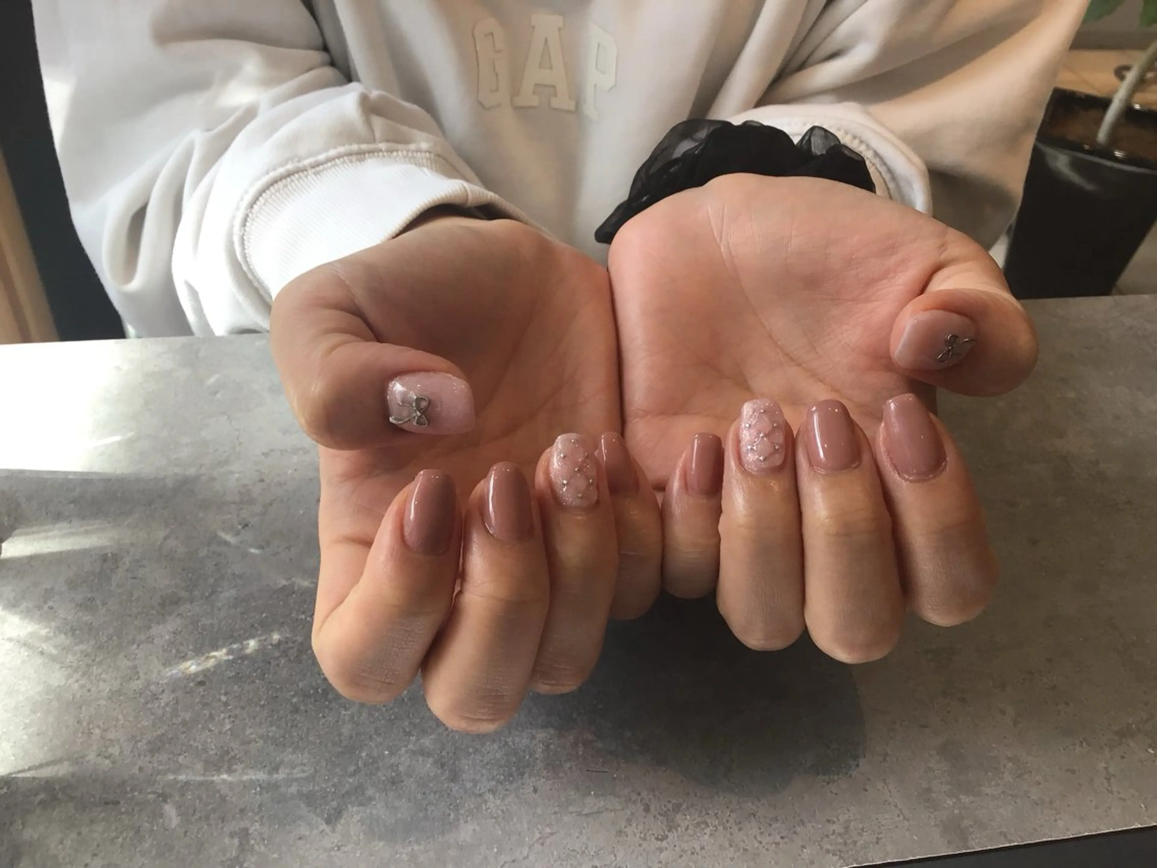 ネイル アートネイル ワンカラーネイル ハンドネイル Nest 蜂谷のネイルデザイン