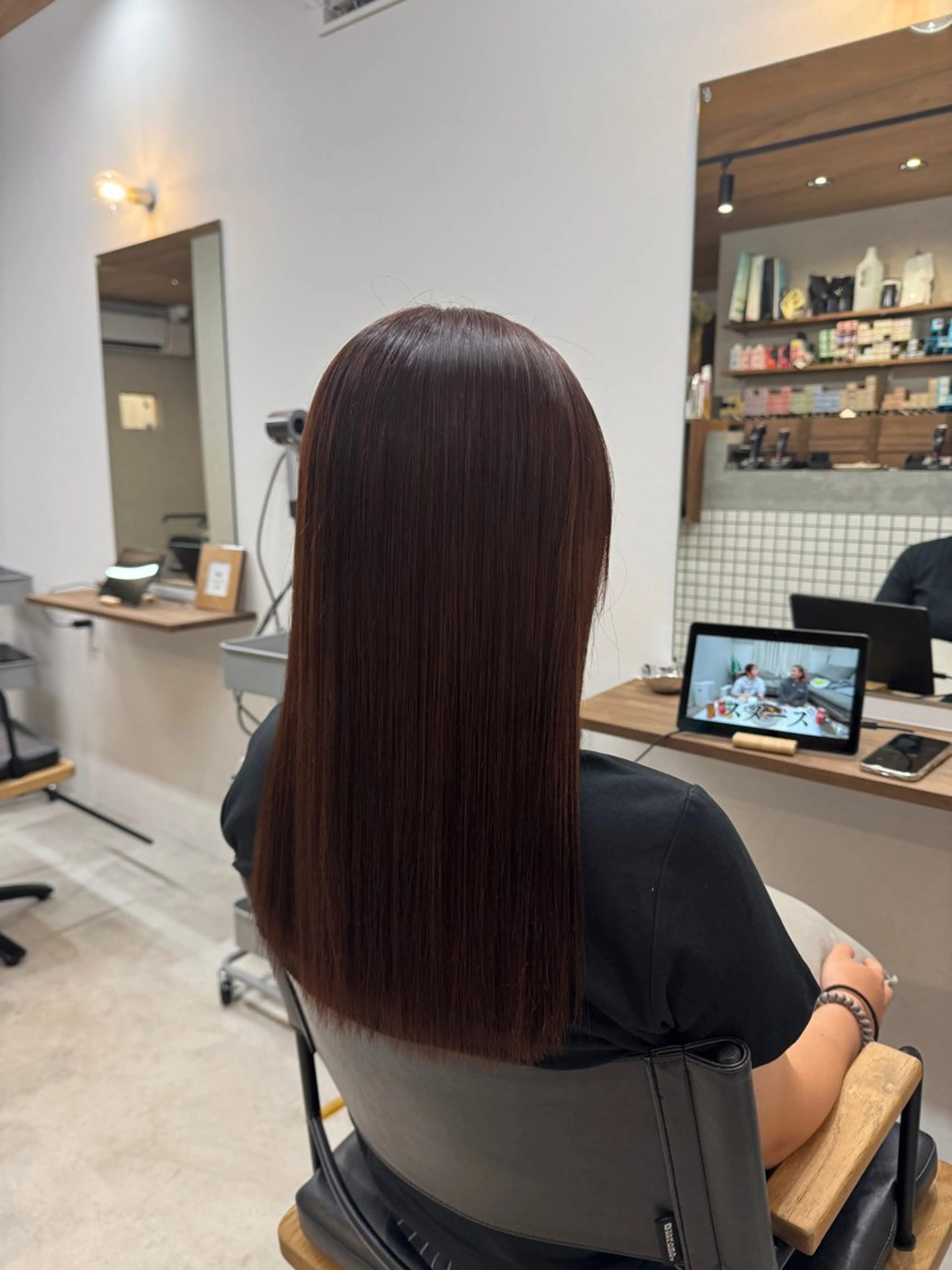 セミロング カラー Sun.所属・Sun./山口市 Natsuのヘアスタイル