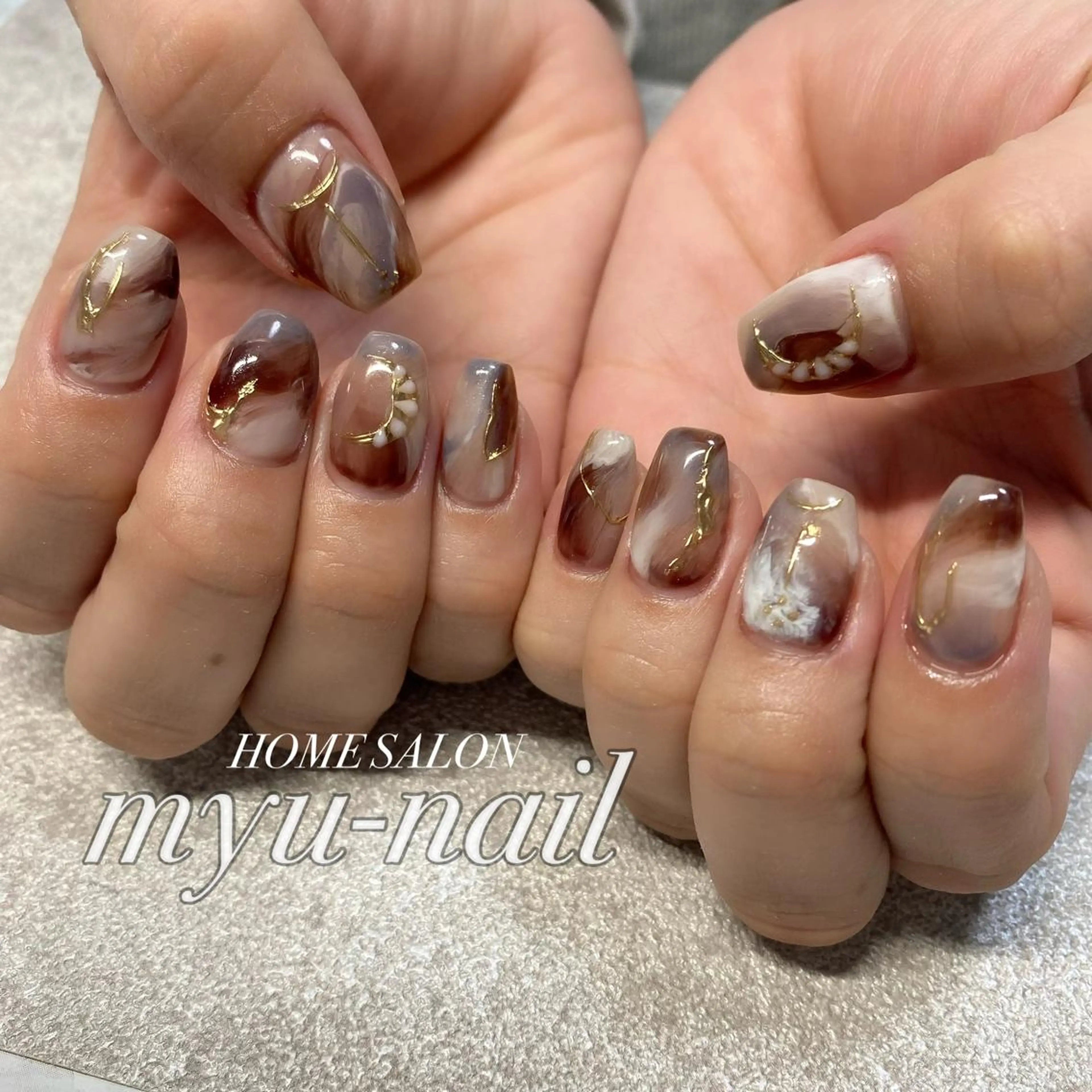ネイル ホームサロン myu-nailのネイルデザイン