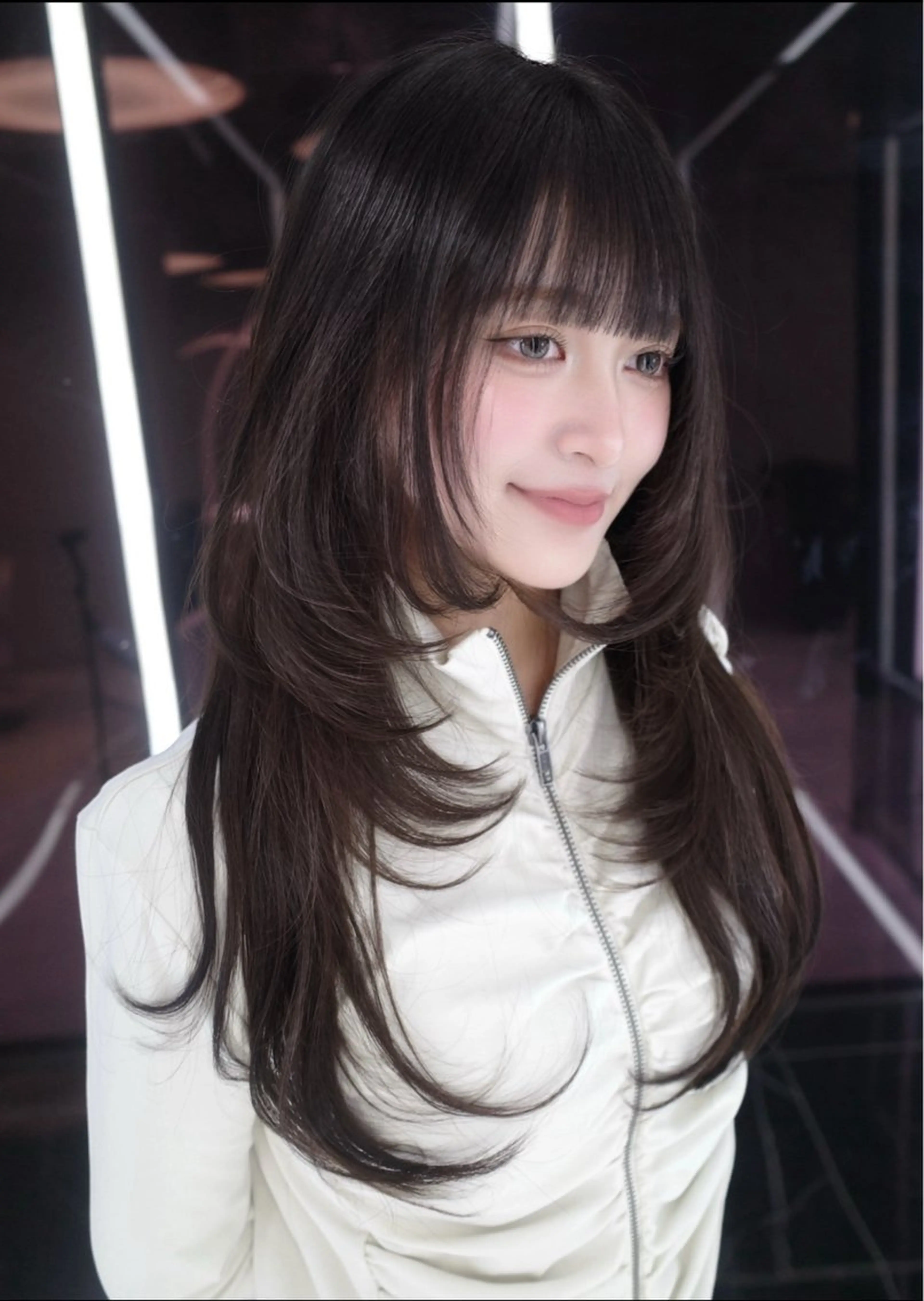 ロング カット トリートメント miuru/韓国ヘア /レイヤーカットのヘアスタイル