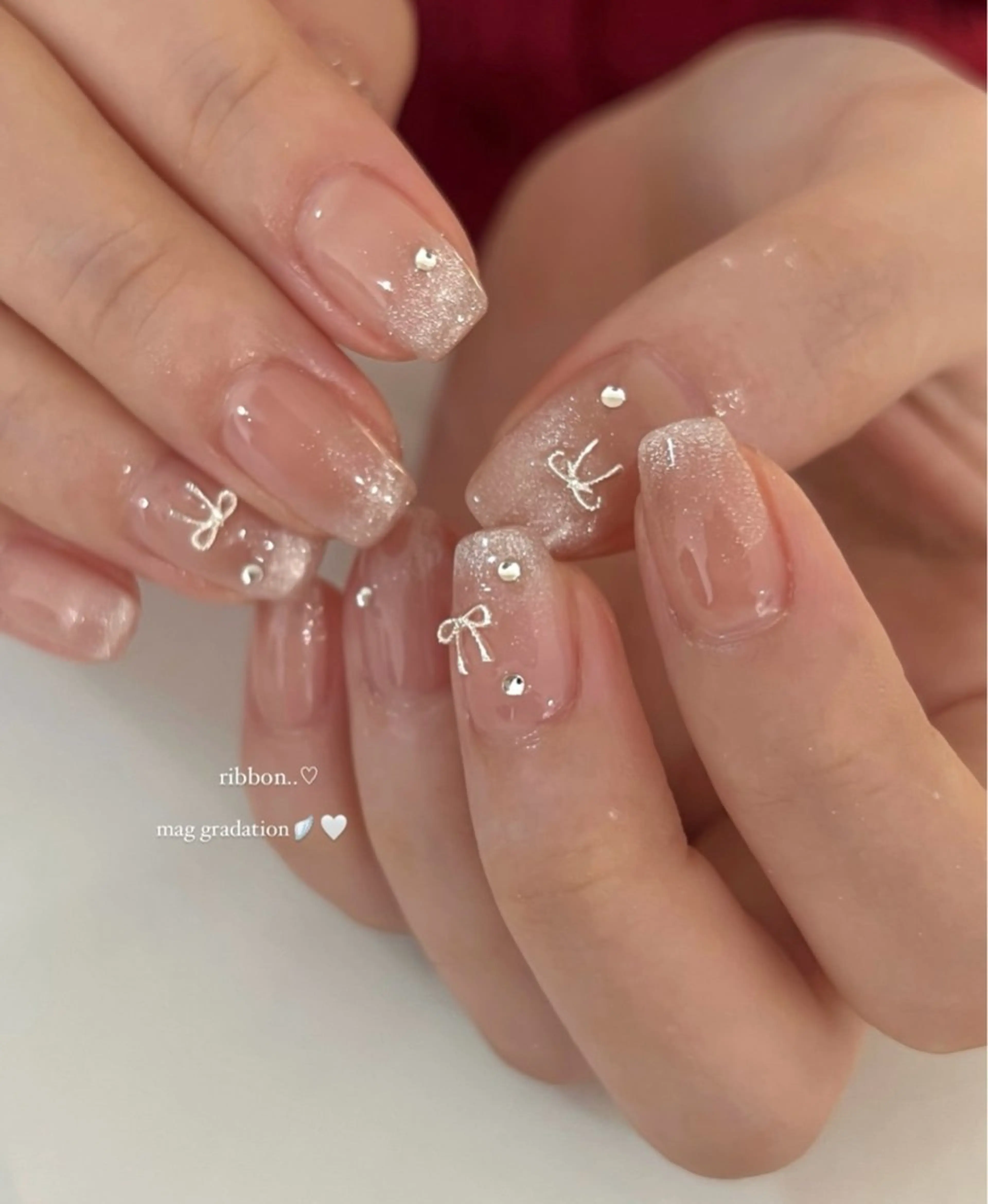ネイル アートネイル オーロラネイル チークネイル 長さ出し フットネイル ハンドネイル Blossom nail【ブラソンネイル】所属・Blossom nail_Yuniのネイルデザイン