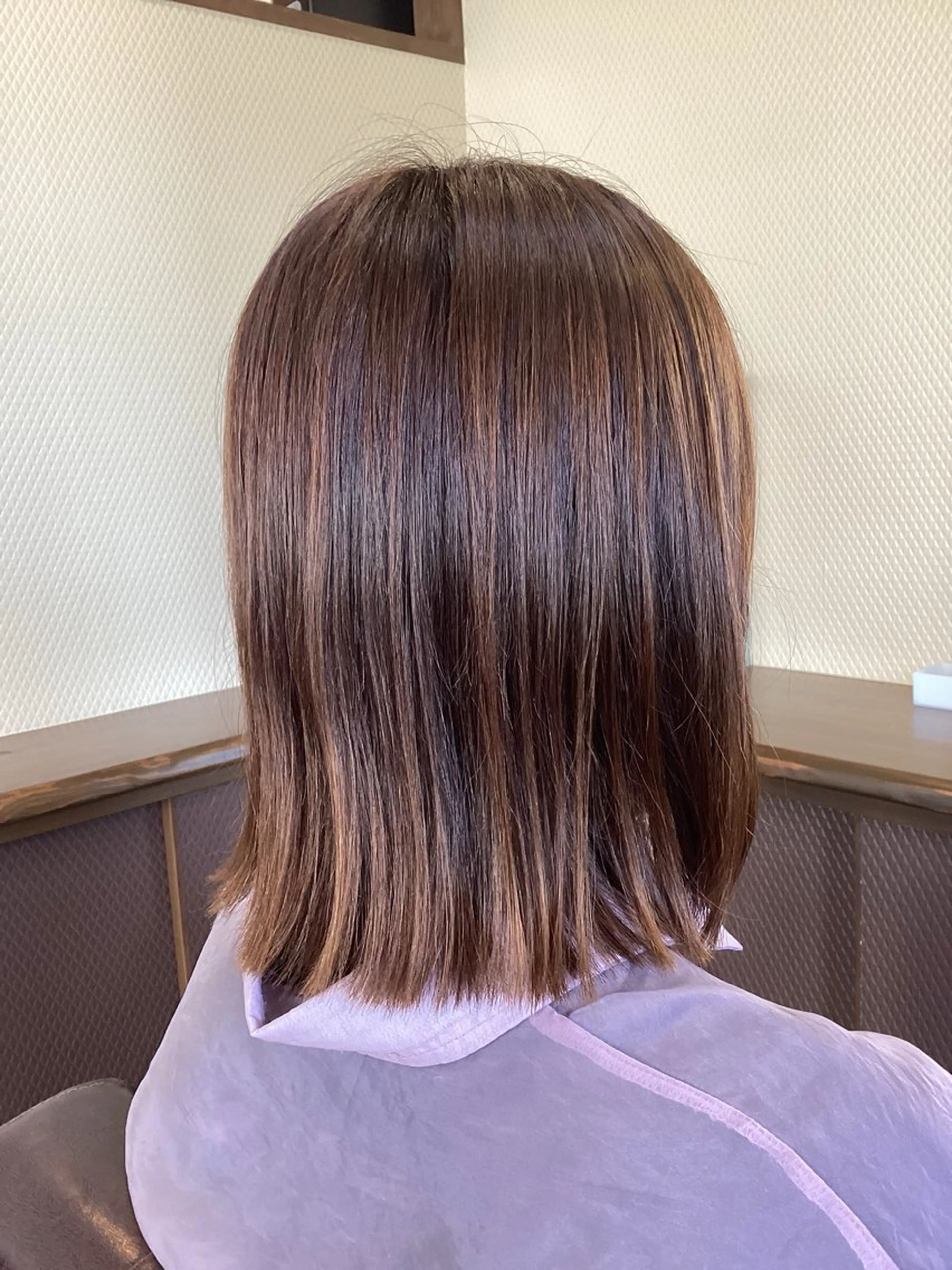 カット+縮毛矯正の写真