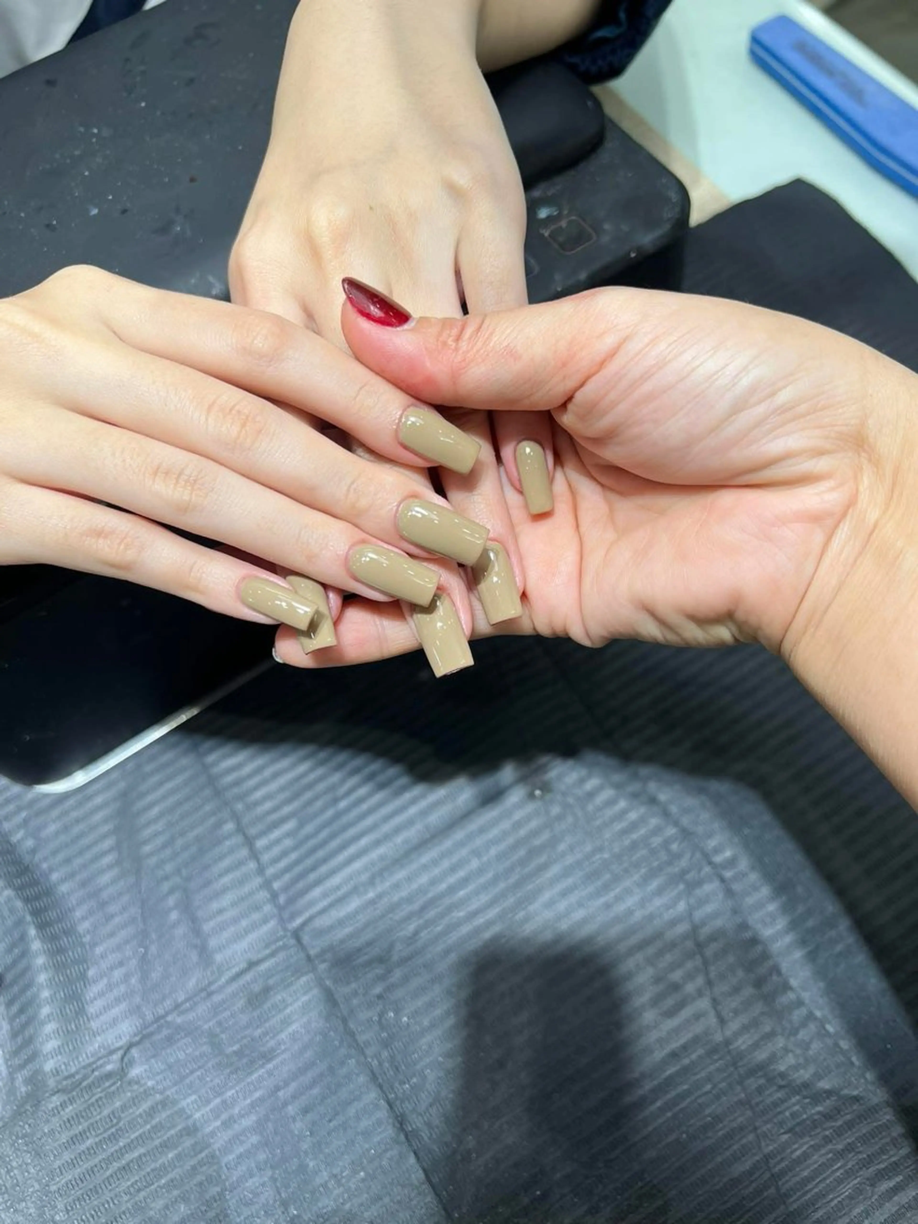 ネイル チークネイル フレンチネイル グラデーション キラキラネイル 韓国ネイル ハンドネイル Minette nailHuongのネイルデザイン