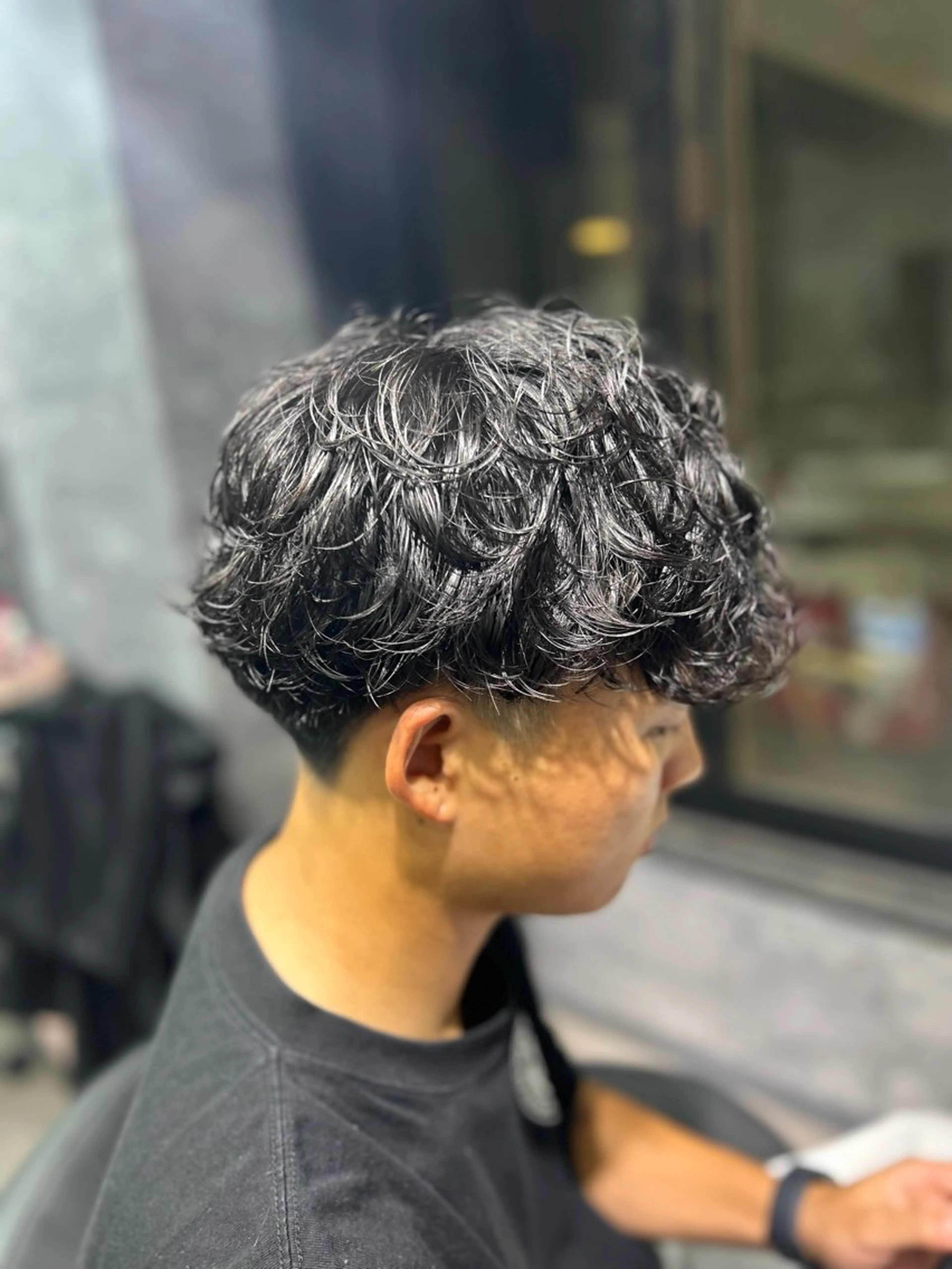 ショート パーマ メンズ メンズパーマ men's salonAno所属・メンズサロンAno. YUKIのヘアスタイル