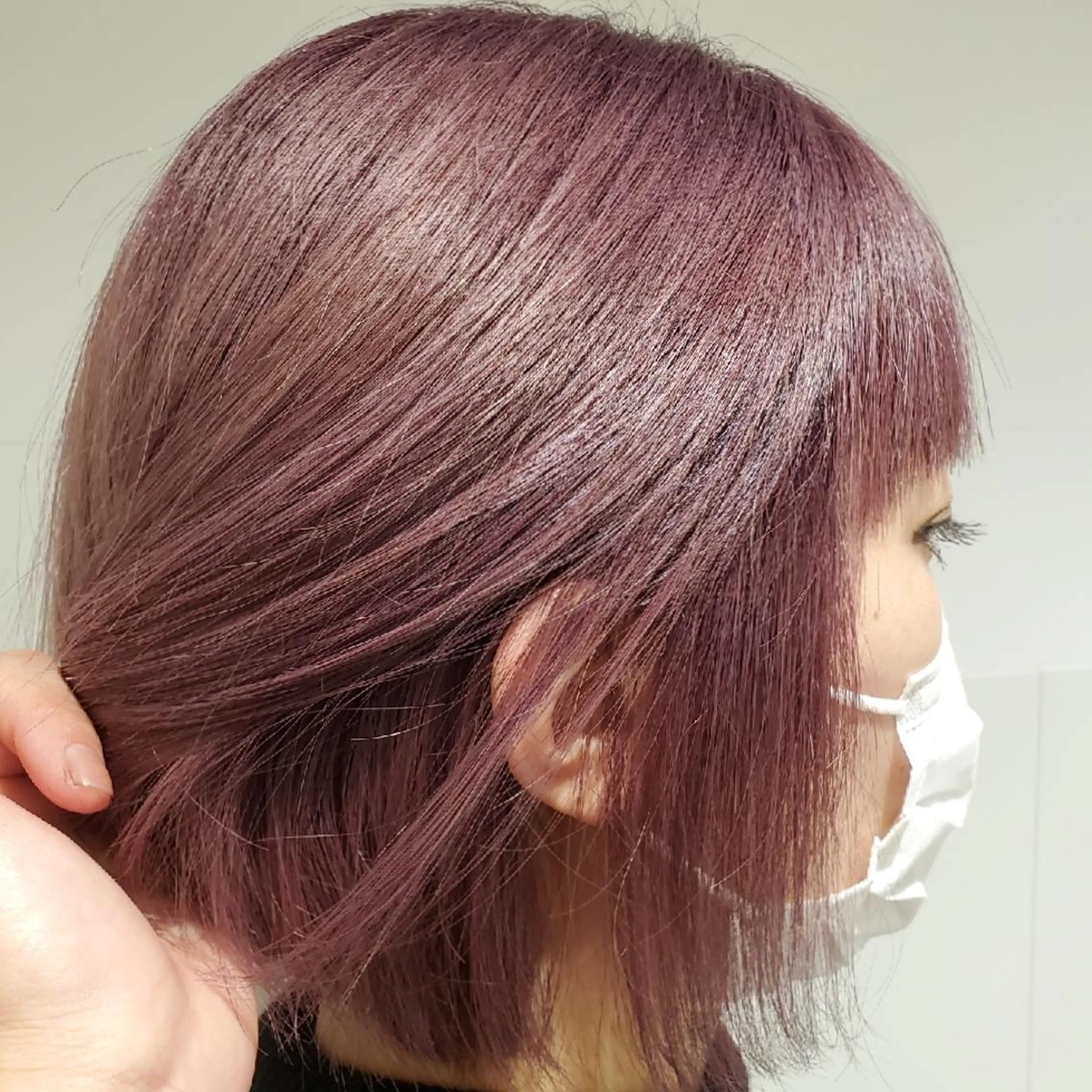 ショート カラー ヘアアレンジ ブリーチ 顔まわりデザイン🌿 ふじこのヘアスタイル