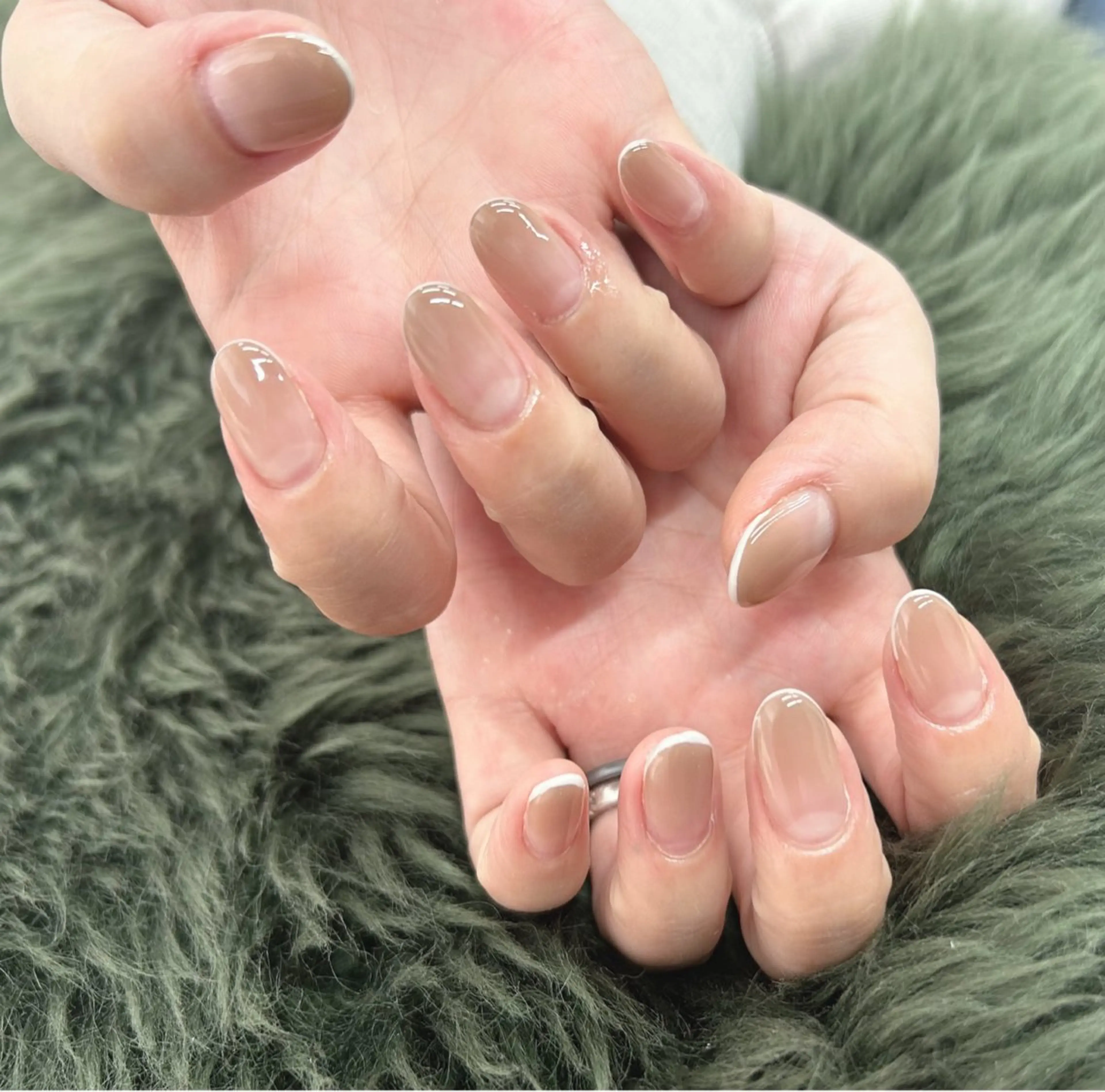 ネイル フレンチネイル グラデーション ハンドネイル Nail Salon agré所属・agré ネイルサロン　アグレのネイルデザイン