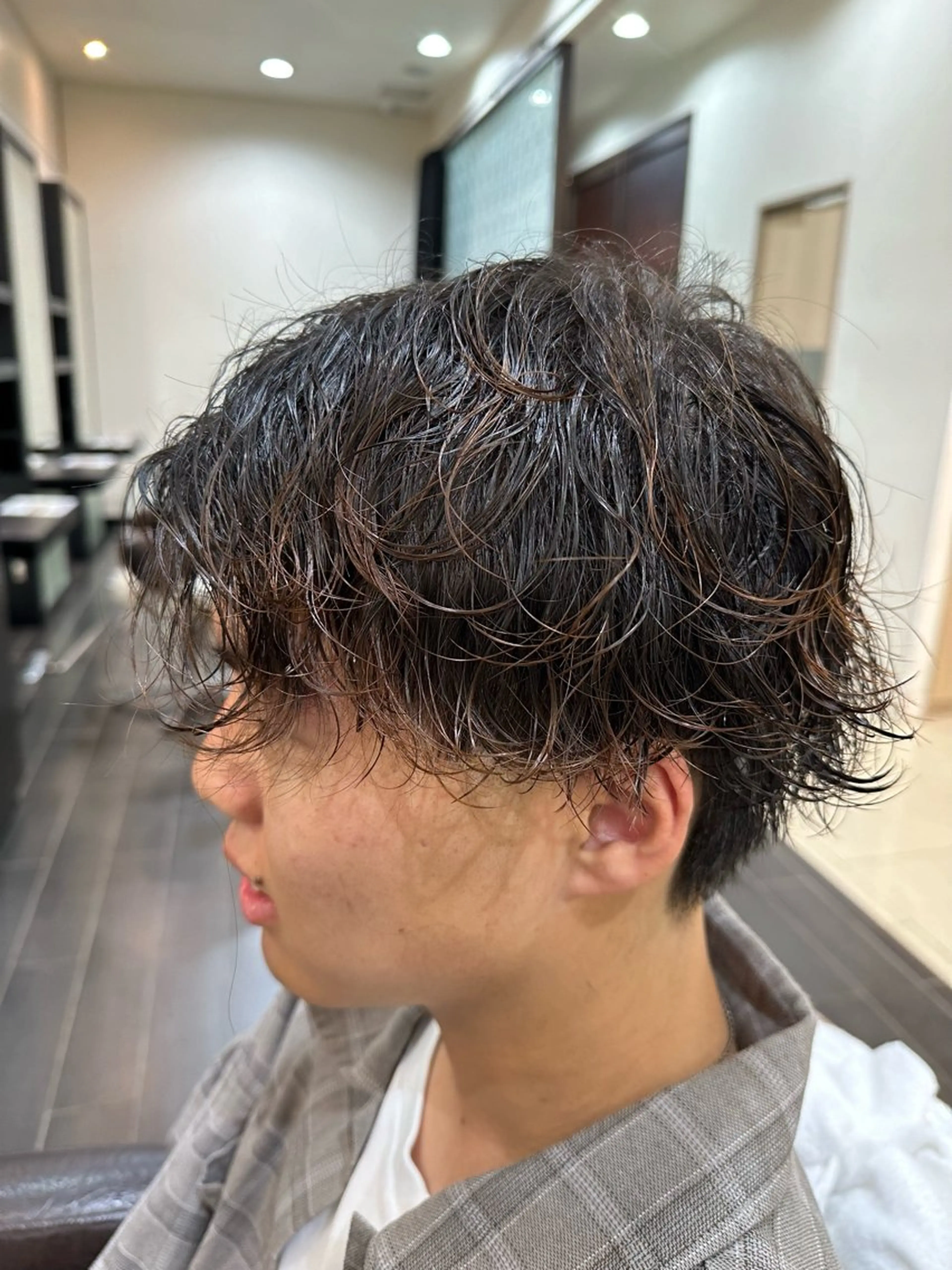 パーマ メンズ 神田 一瑳のヘアスタイル