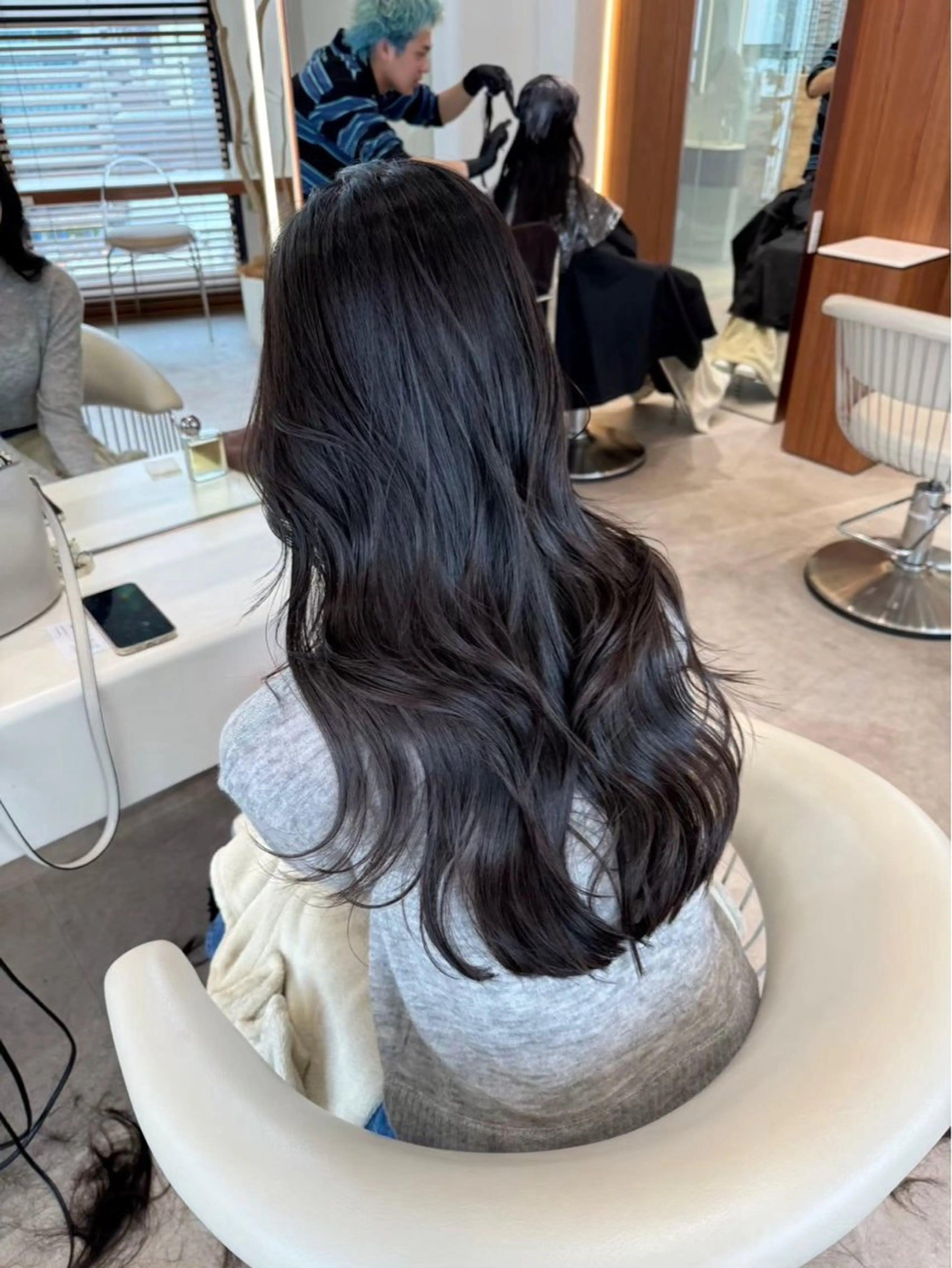 ロング カラー 渋谷/レイヤーボブ・ 韓国ボブ特化/楓のヘアスタイル