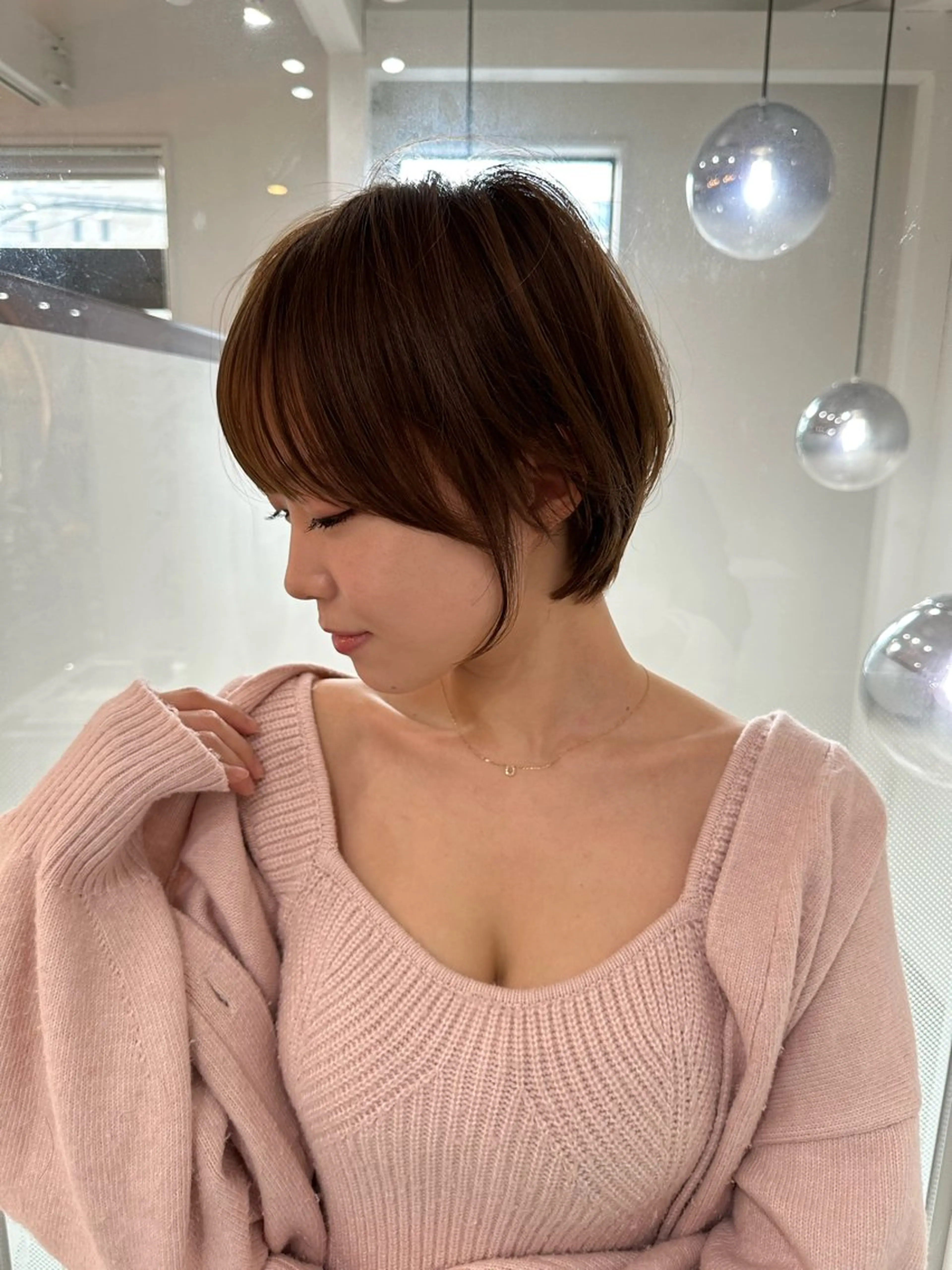 ショート ショートヘア 小顔カット カット ヘアカラー トリートメント ヘッドスパ taiga ショート /レイヤー/矯正🌈のヘアスタイル