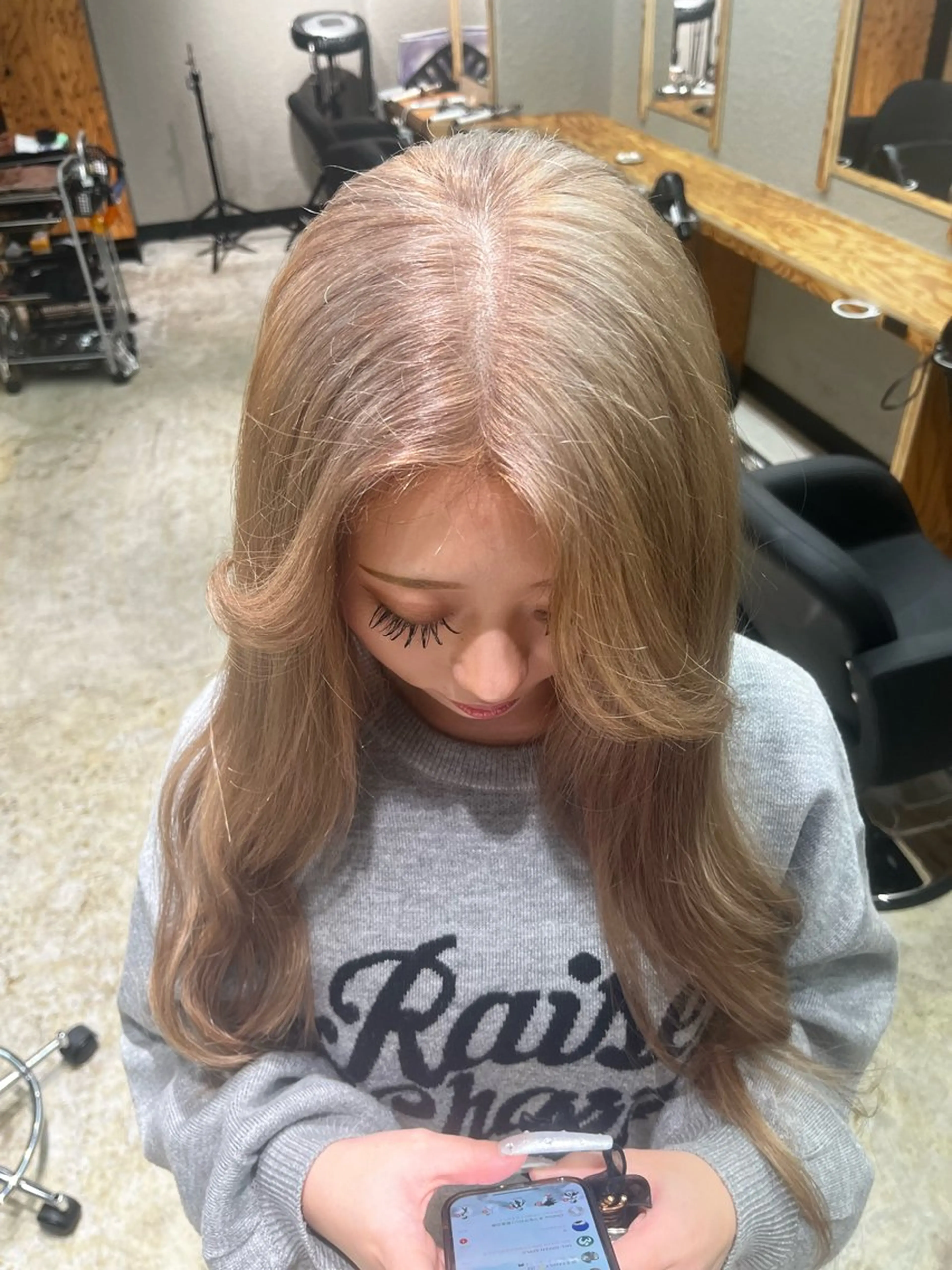 セミロング ヘアカラー トリートメント 🏅EIGHT難波/ 【店長】タモツのヘアスタイル