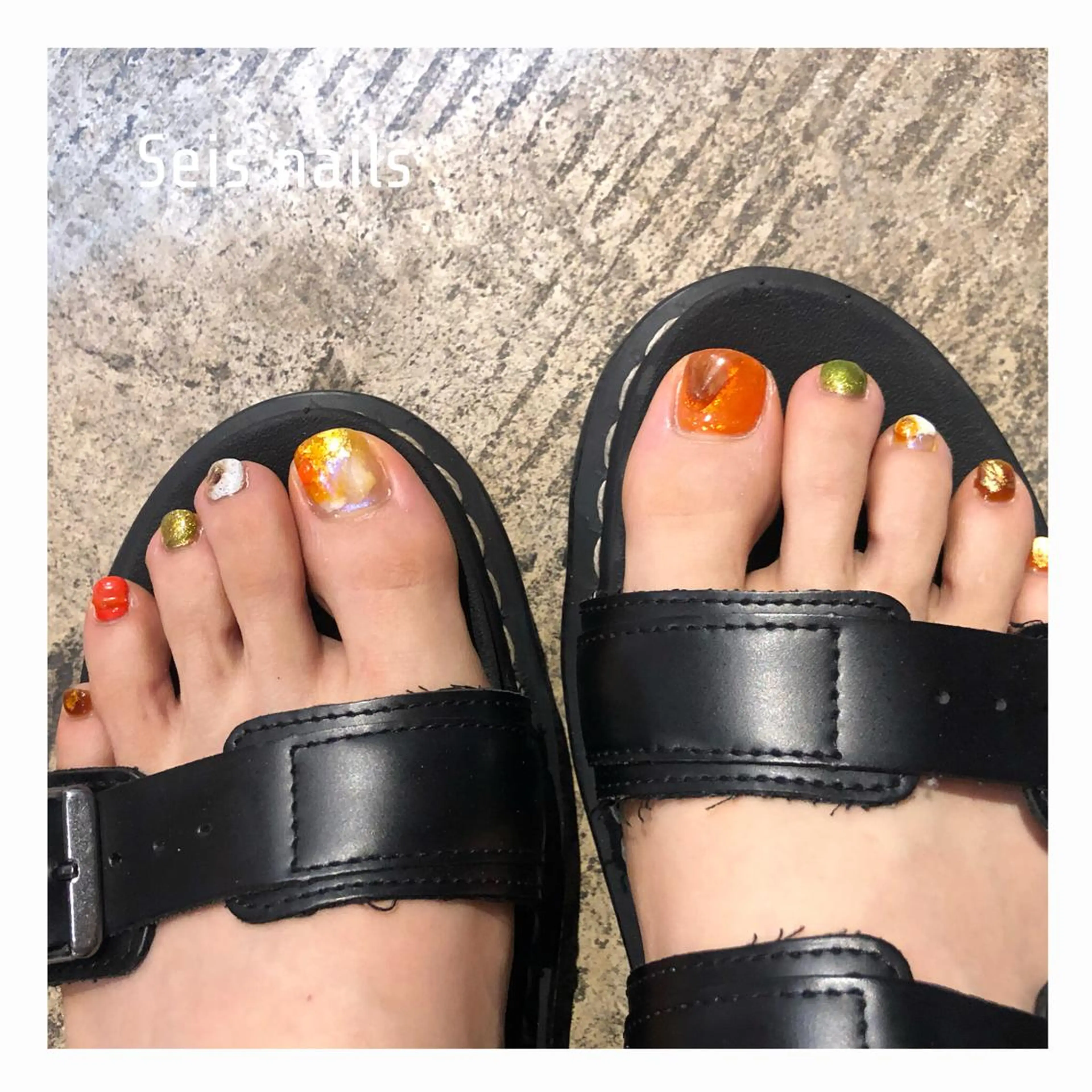 ネイル フットネイル Seis Shihoのネイルデザイン