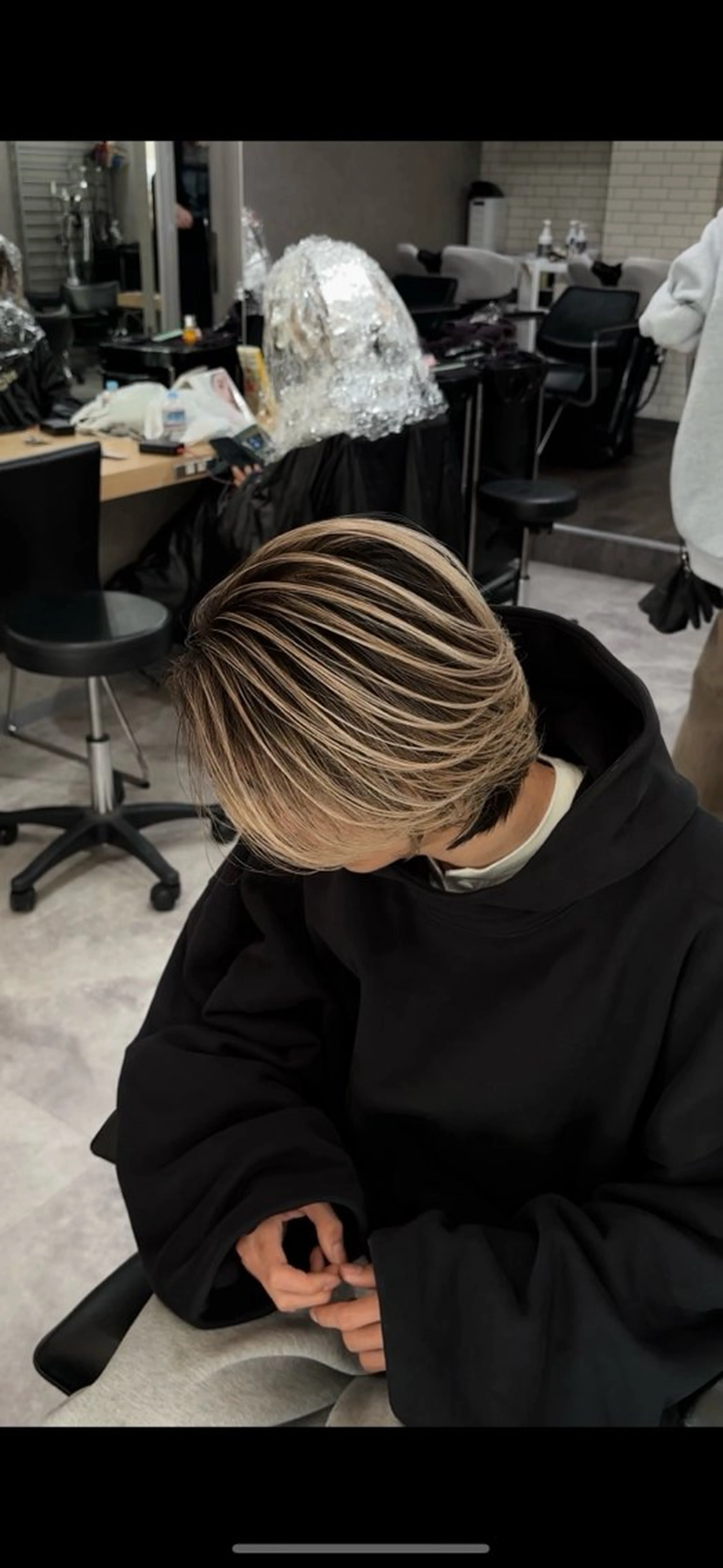 メンズ ヘアカラー KAIRI/大宮/ メンズバレイヤージュのヘアスタイル