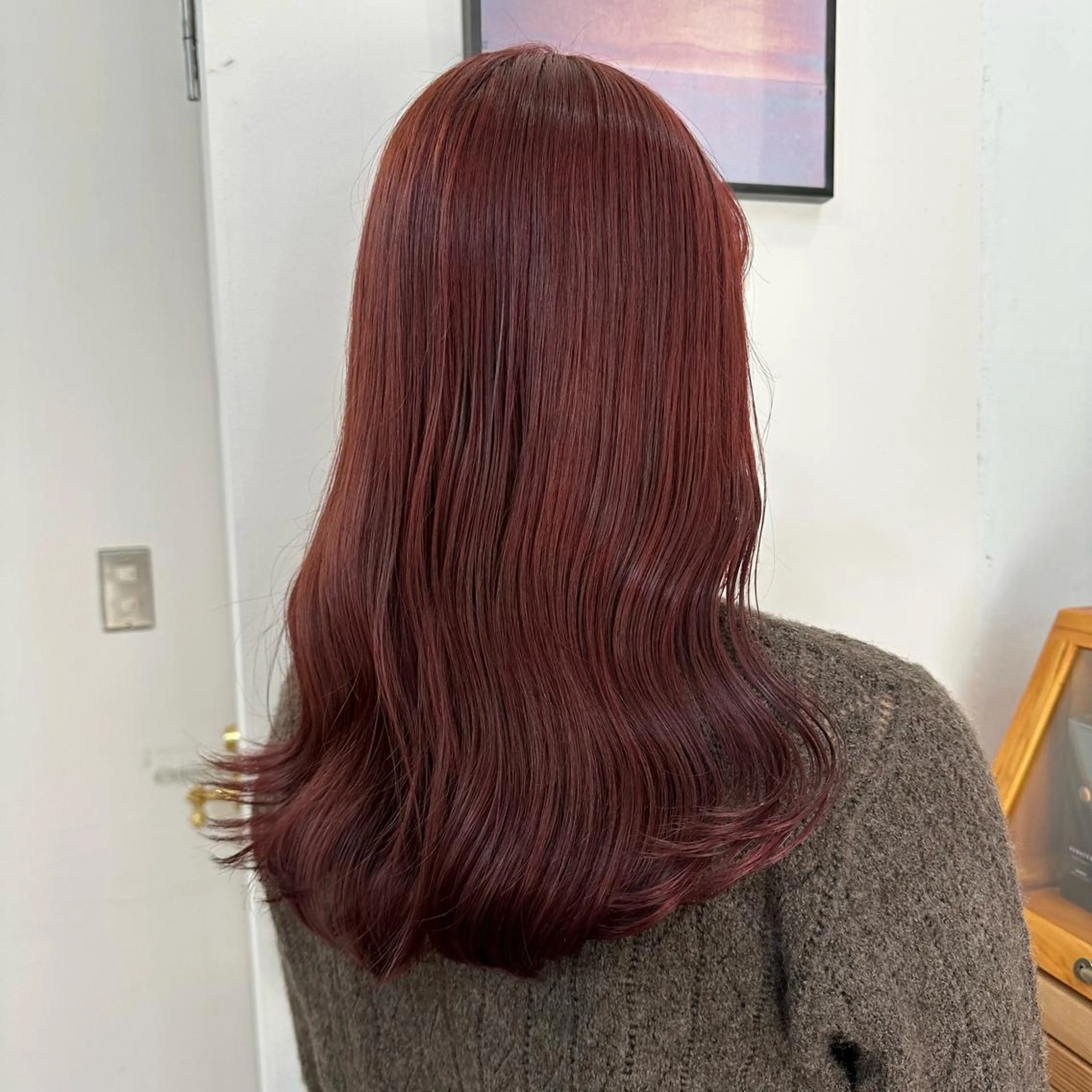 セミロング カラー 🪭risa 暖色/レイヤー🪭のヘアスタイル