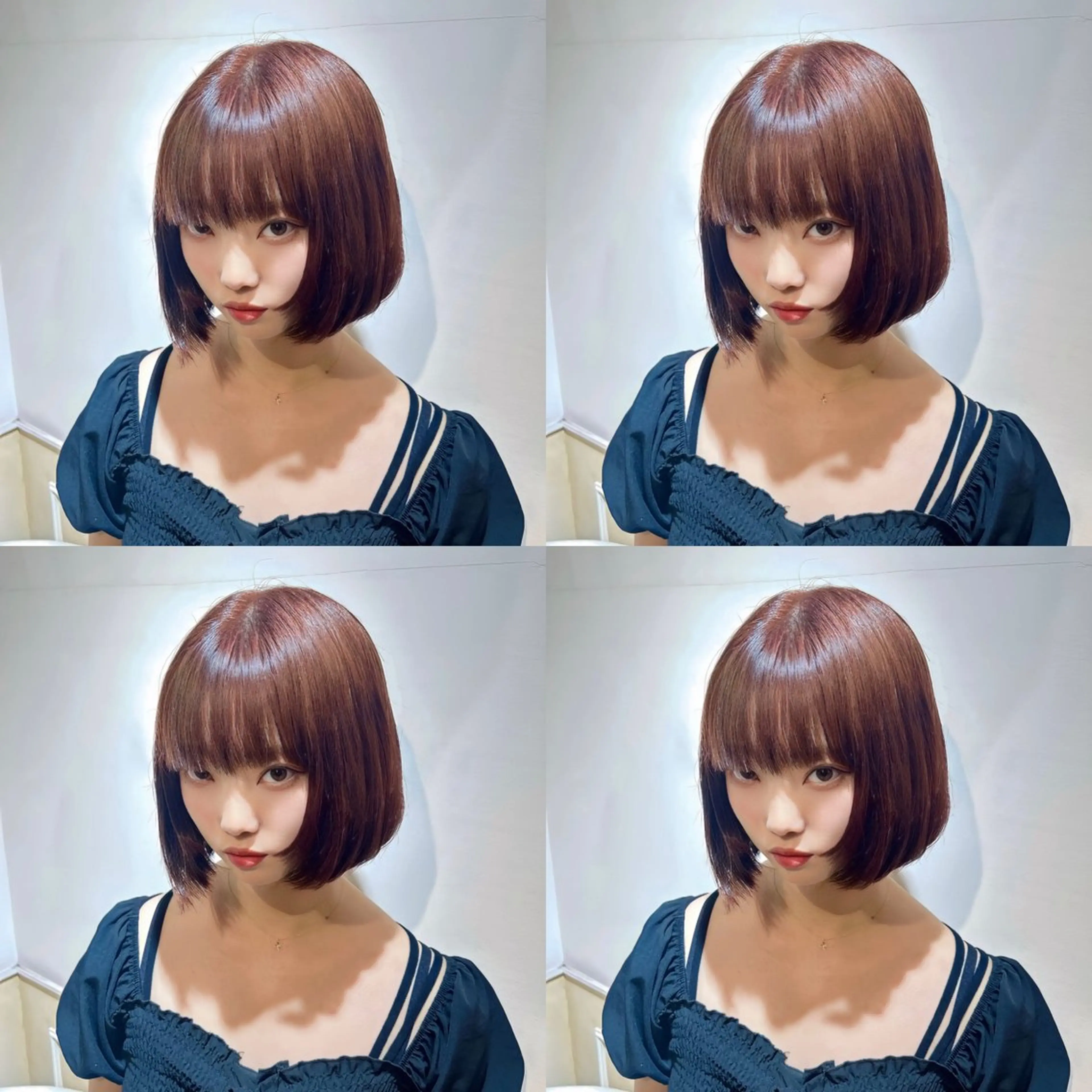 ロング カラー カット ヘアカラー トリートメント 店長✨️韓国ヘア✖️ 髪質改善カラー／純大のヘアスタイル