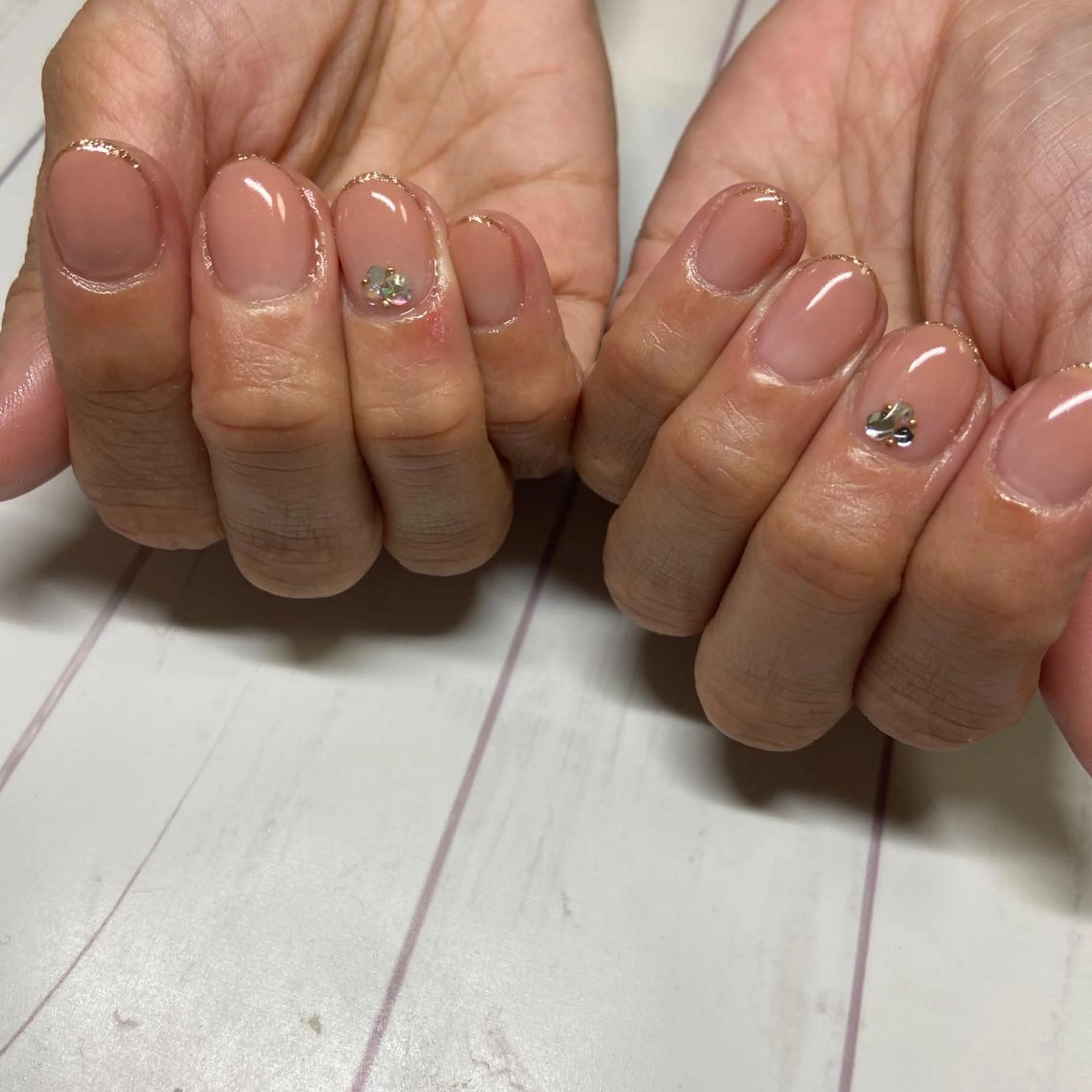 ショート カラー ネイル nail salon LNのネイルデザイン