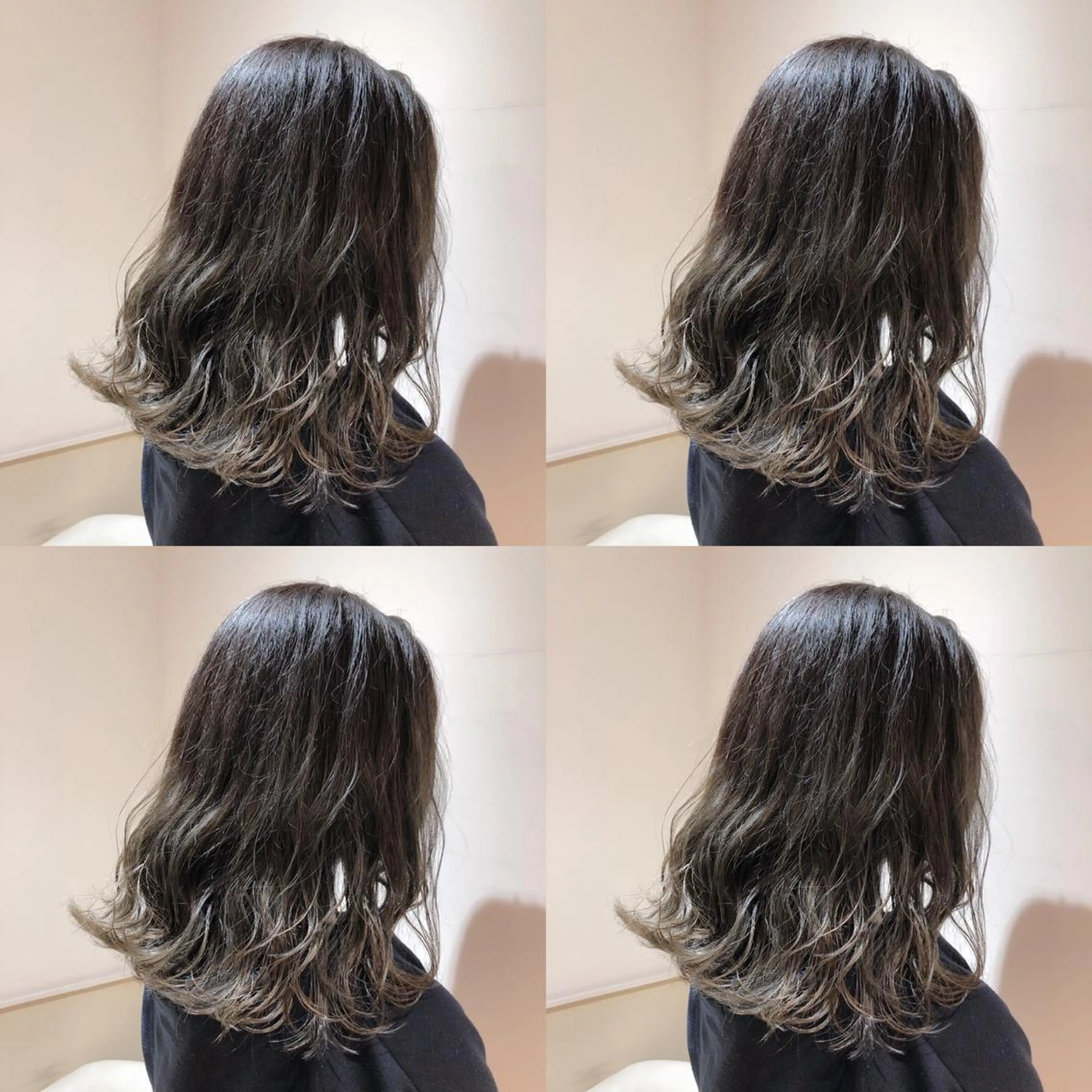 ミディアム カラー レイヤー×髪質改善 マネージャー安藤光司のヘアスタイル