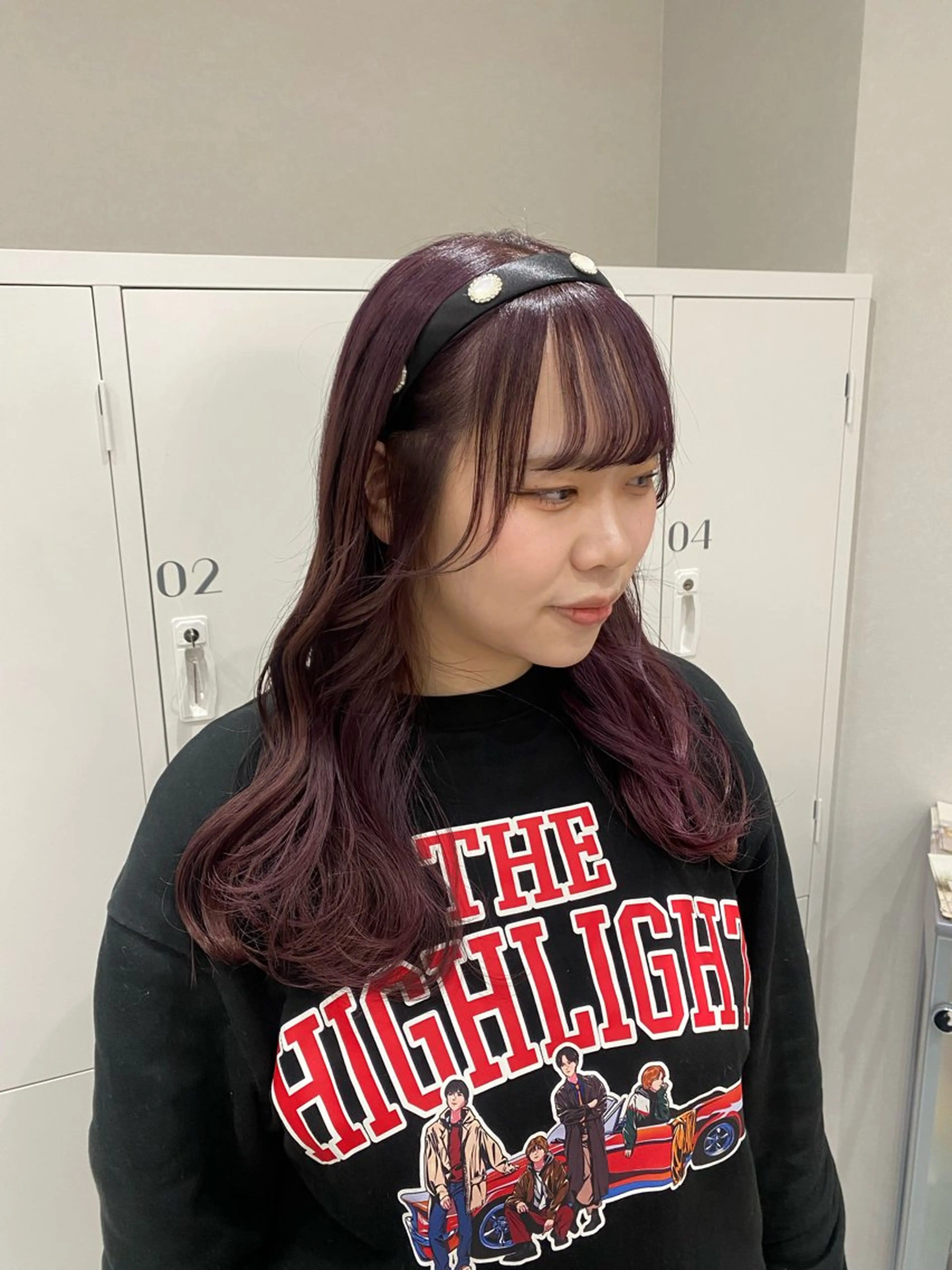 セミロング カラー ヘアアレンジ ラベンダーカラー ラベンダーピンク ピンクカラー ヘアカラー ボブ /ニュアンス/ satomi🧸💖のヘアスタイル