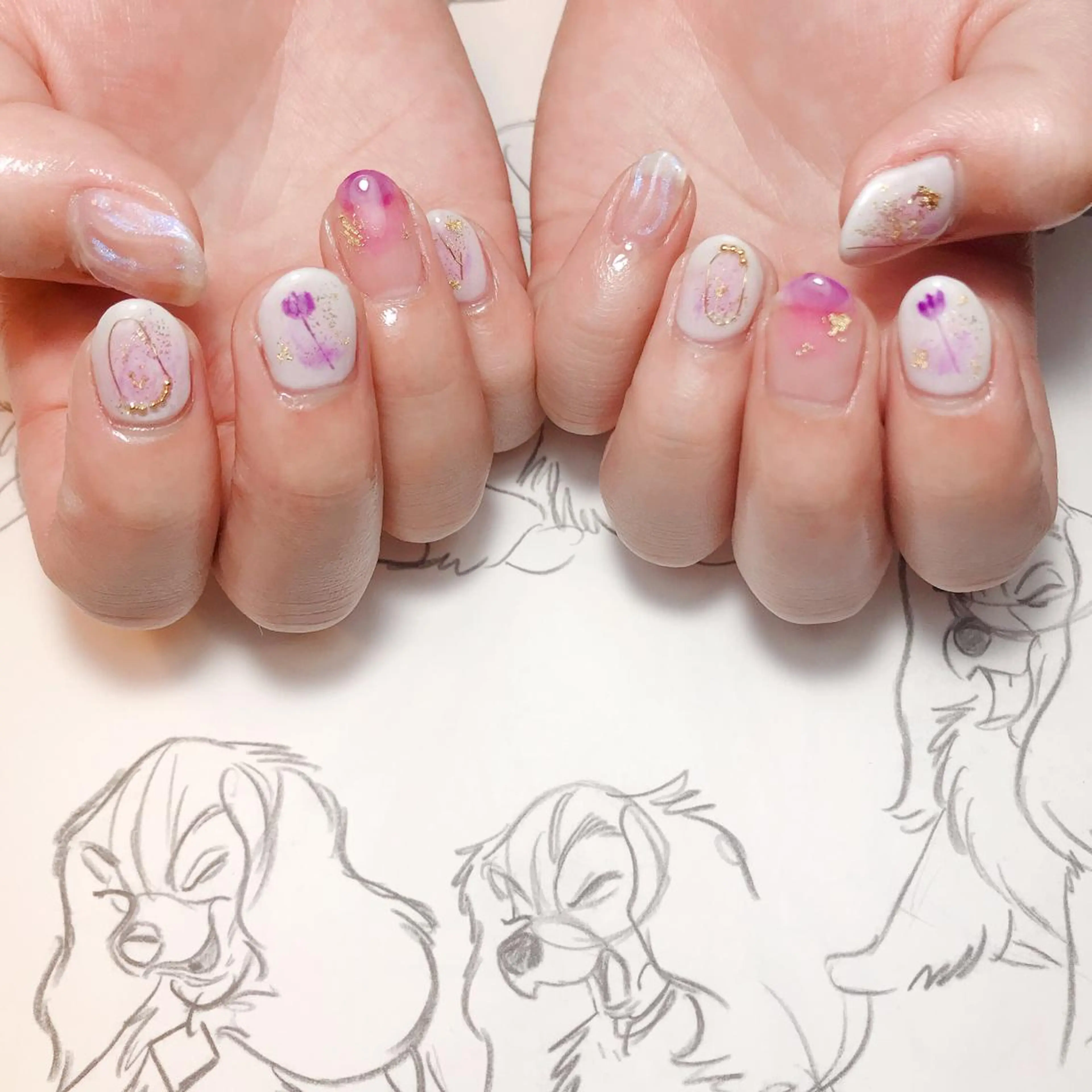 ネイル ニュアンスネイル owlnail /持込みデザイン専門のネイルデザイン