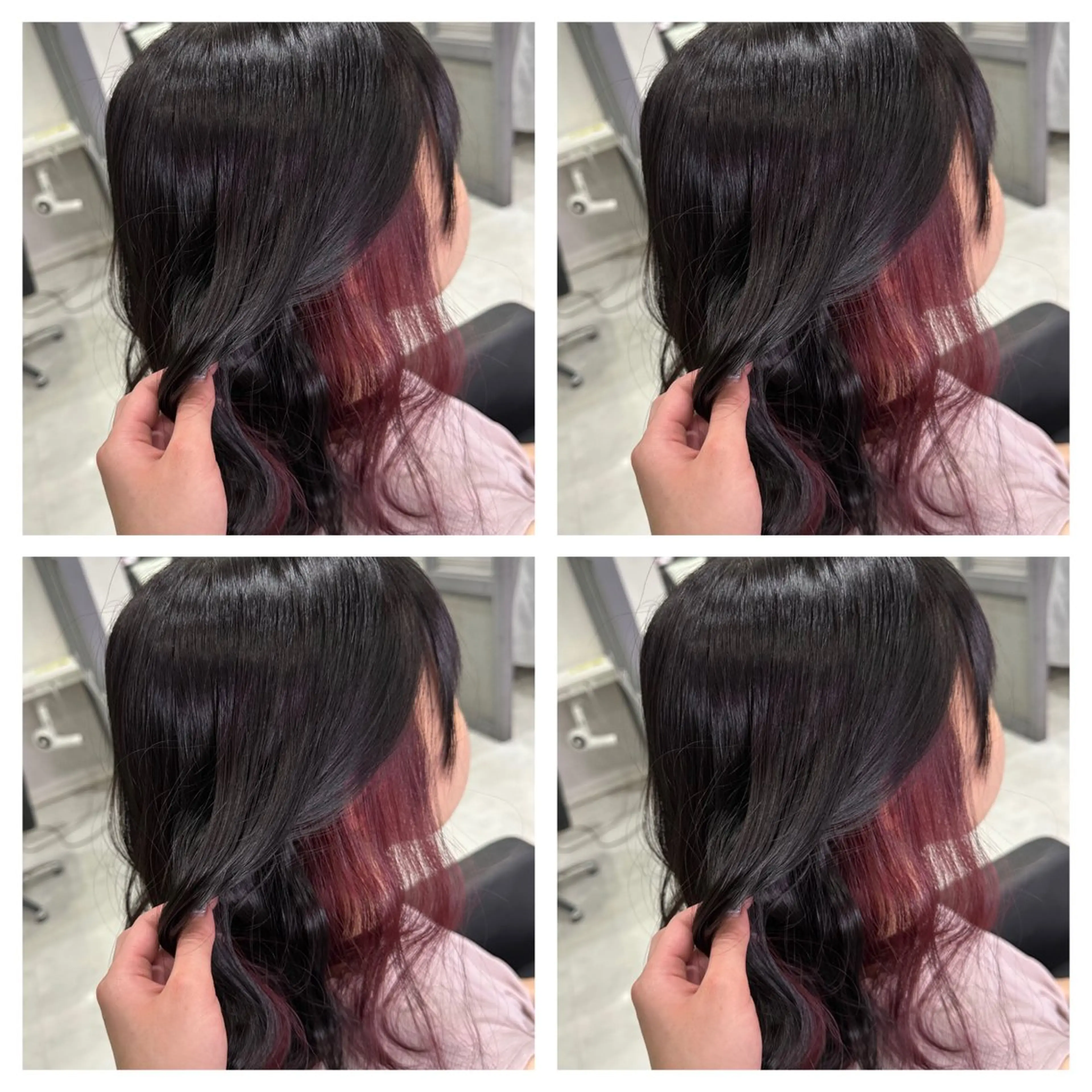 【ミニモ限定🌺インナーカラー🍒✨】インナーブリーチ🌸＋うる艶カラー💕＋うる艶 treatment💝の写真