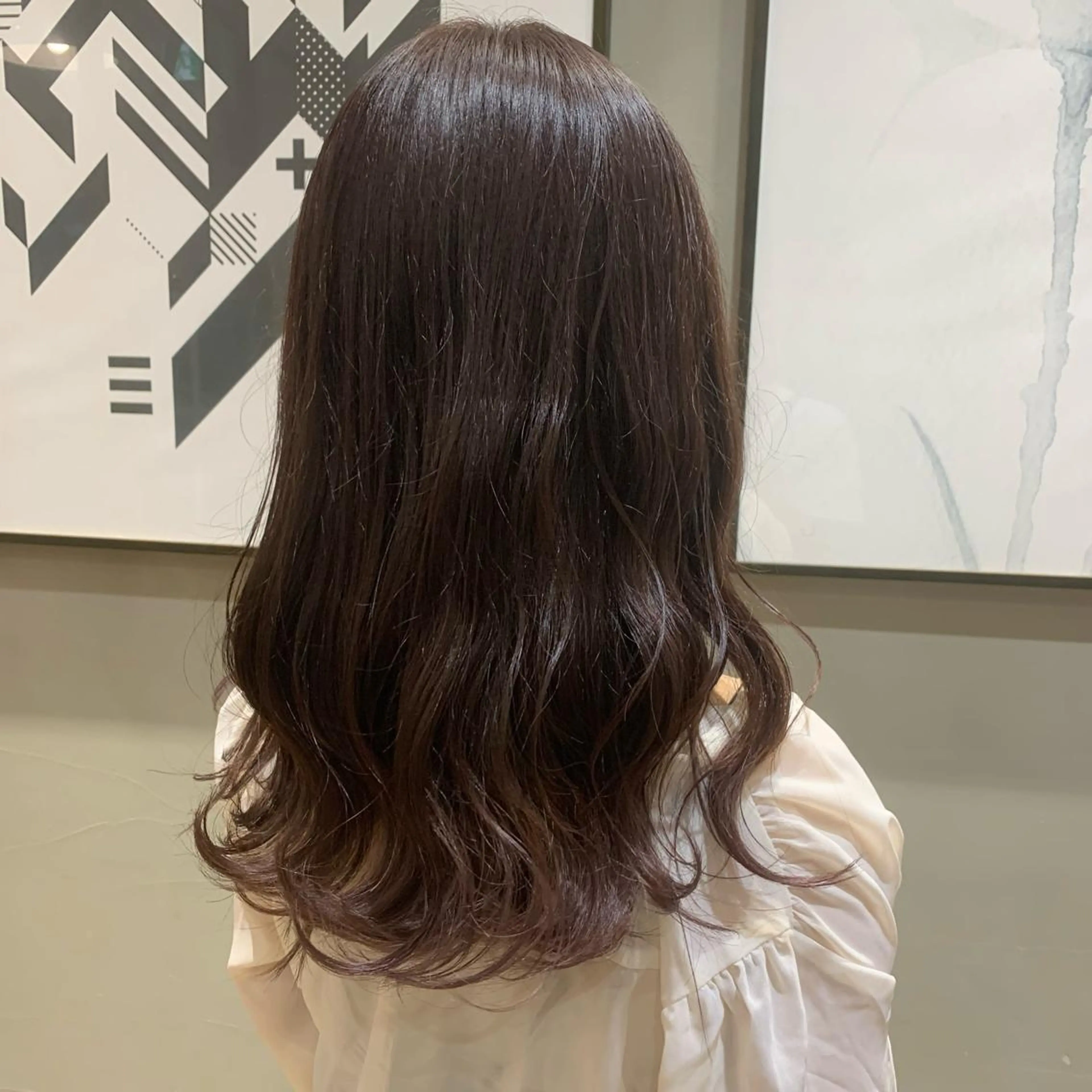 ロング カラー ベージュカラー ピンクカラー ピンクベージュ ㅤㅤㅤㅤㅤㅤㅤㅤㅤㅤ 彩衣のヘアスタイル