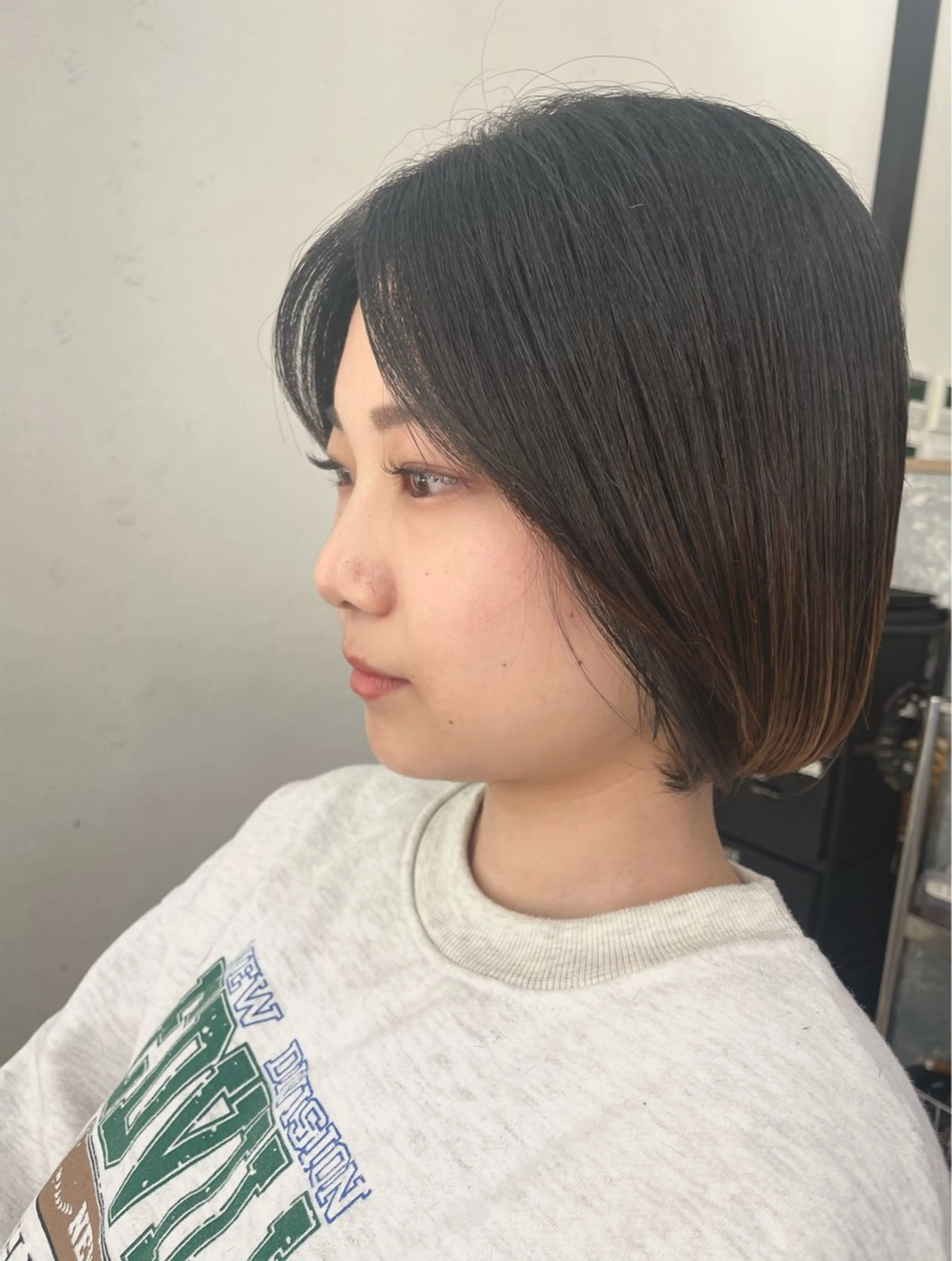 ショート ボブ 顔まわりレイヤー レイヤーカット actor所属・ウラノ ソウシのヘアスタイル