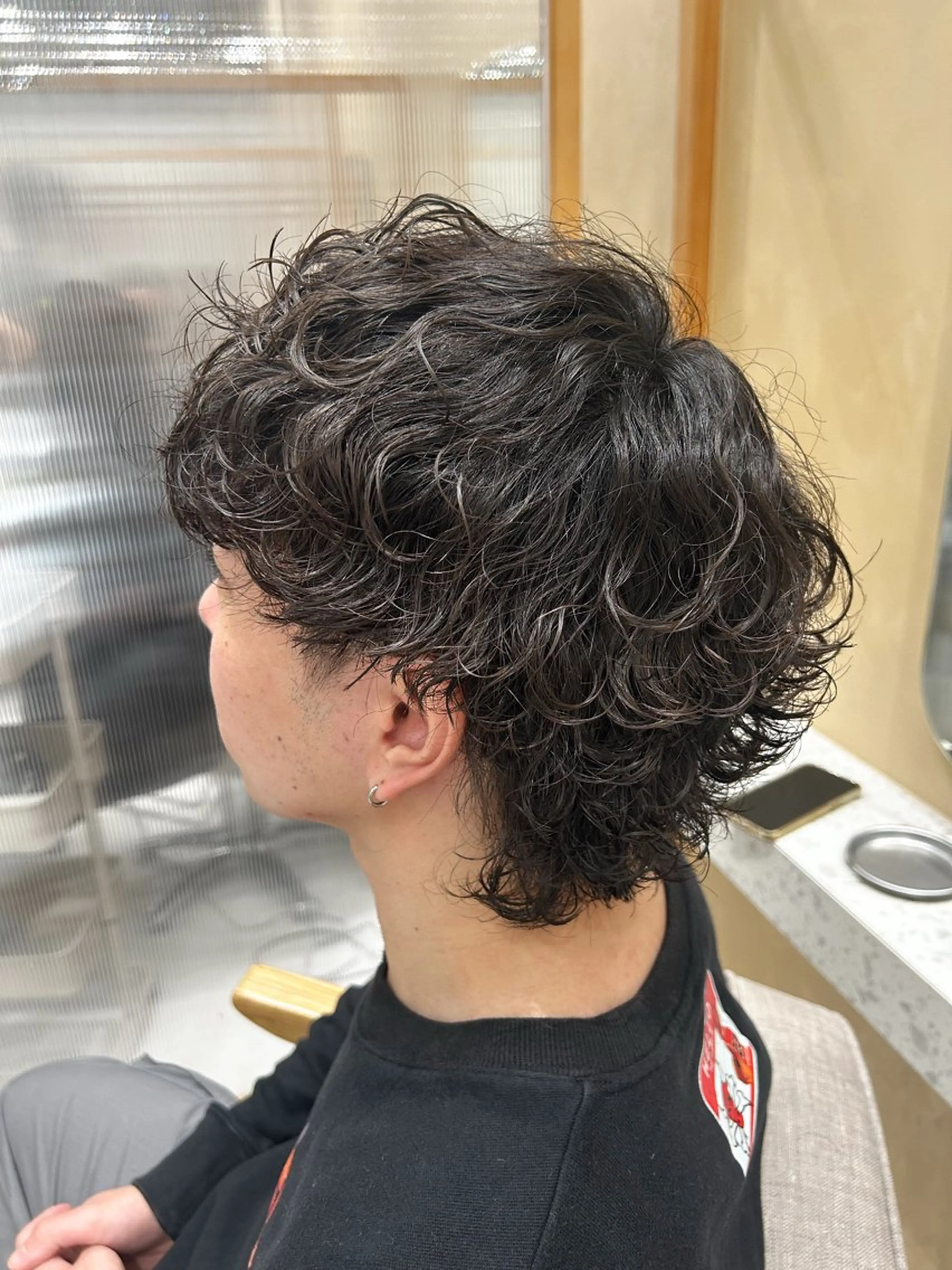 【メンズ限定】カット＋波巻きパーマ＋トリートメント🧡の写真