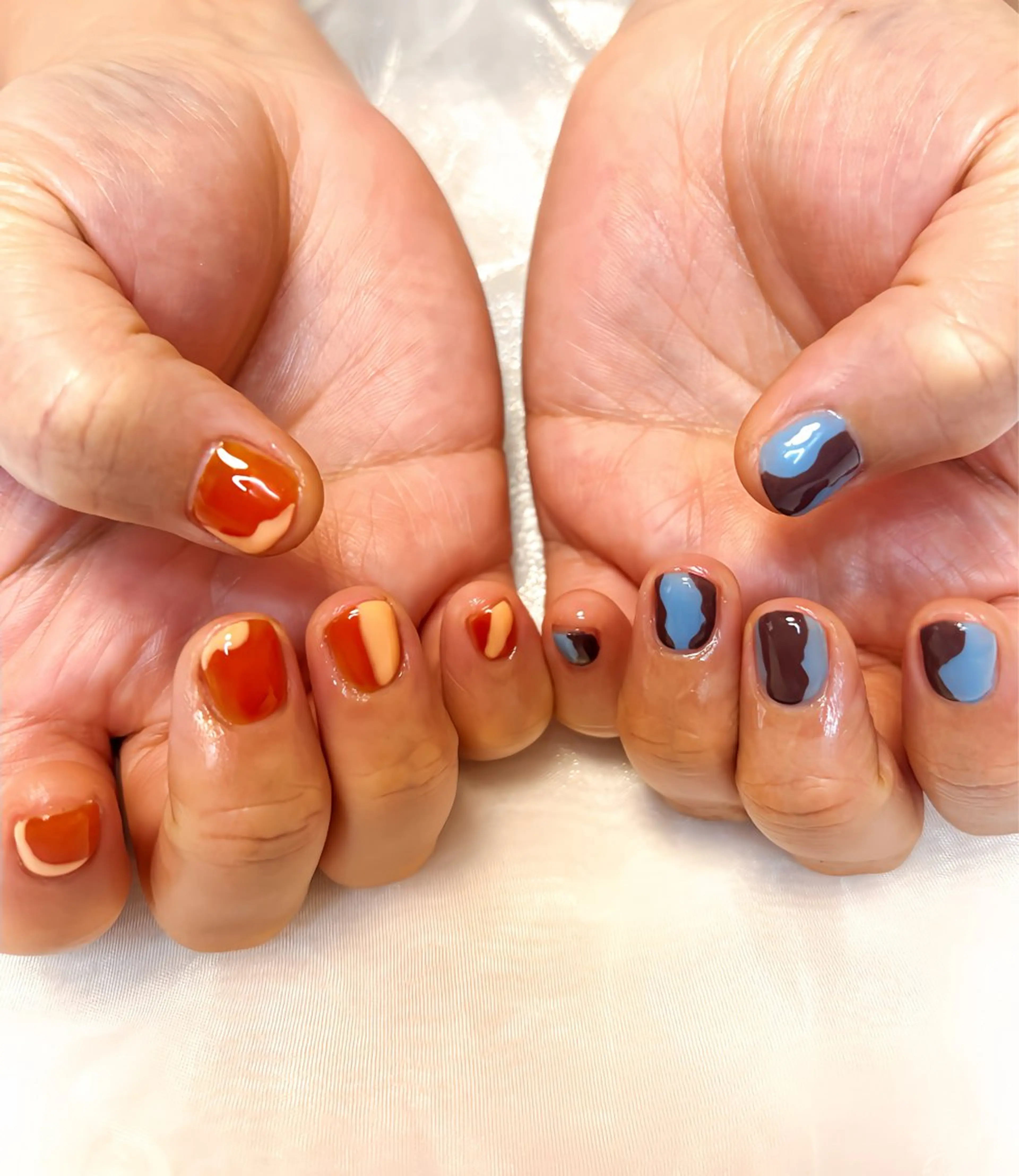 ネイル ハンドネイル ぽっぷん satomiのネイルデザイン