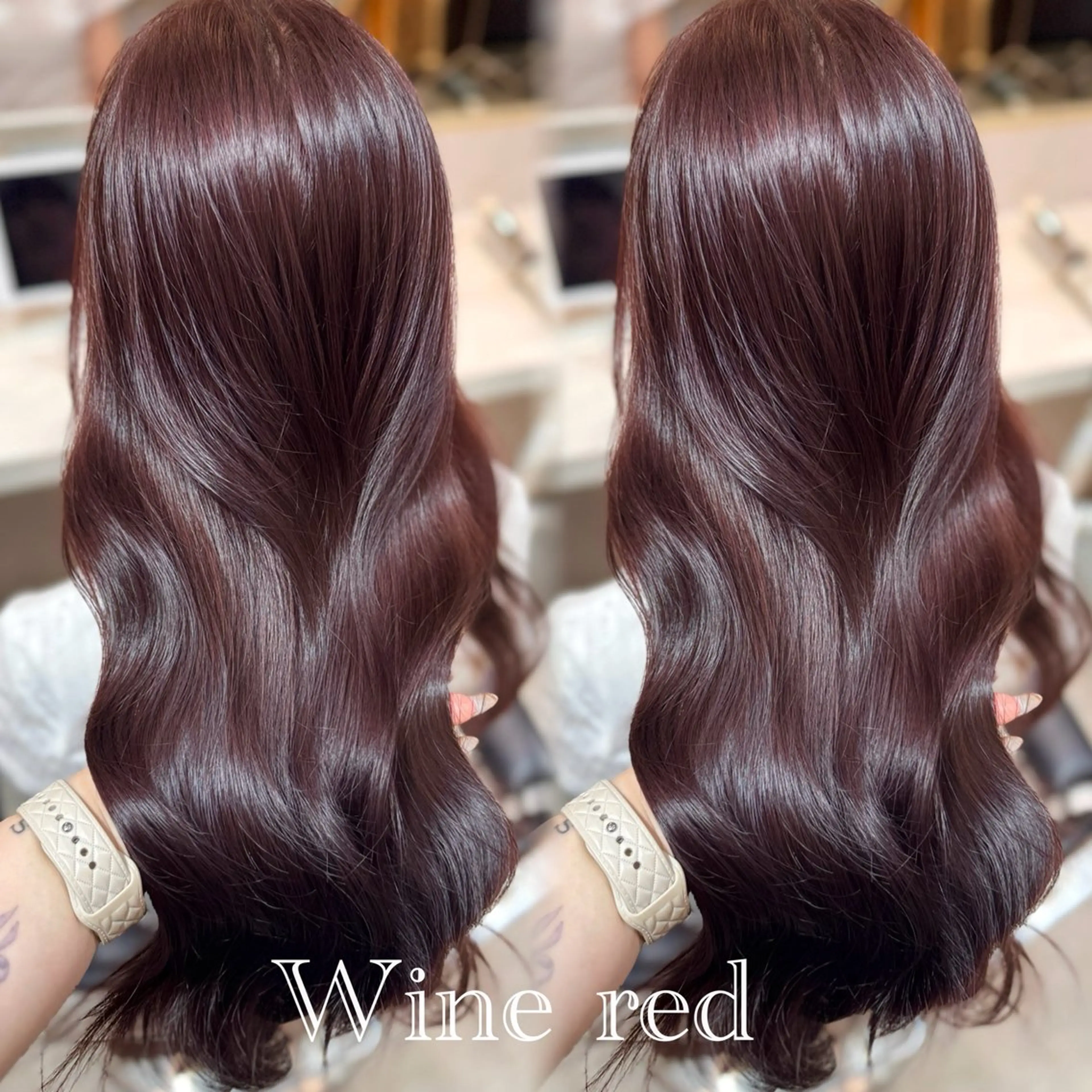 ロング ヘアカラー トリートメント 🎀しゅな/韓国 レイヤー/透明感♡のヘアスタイル