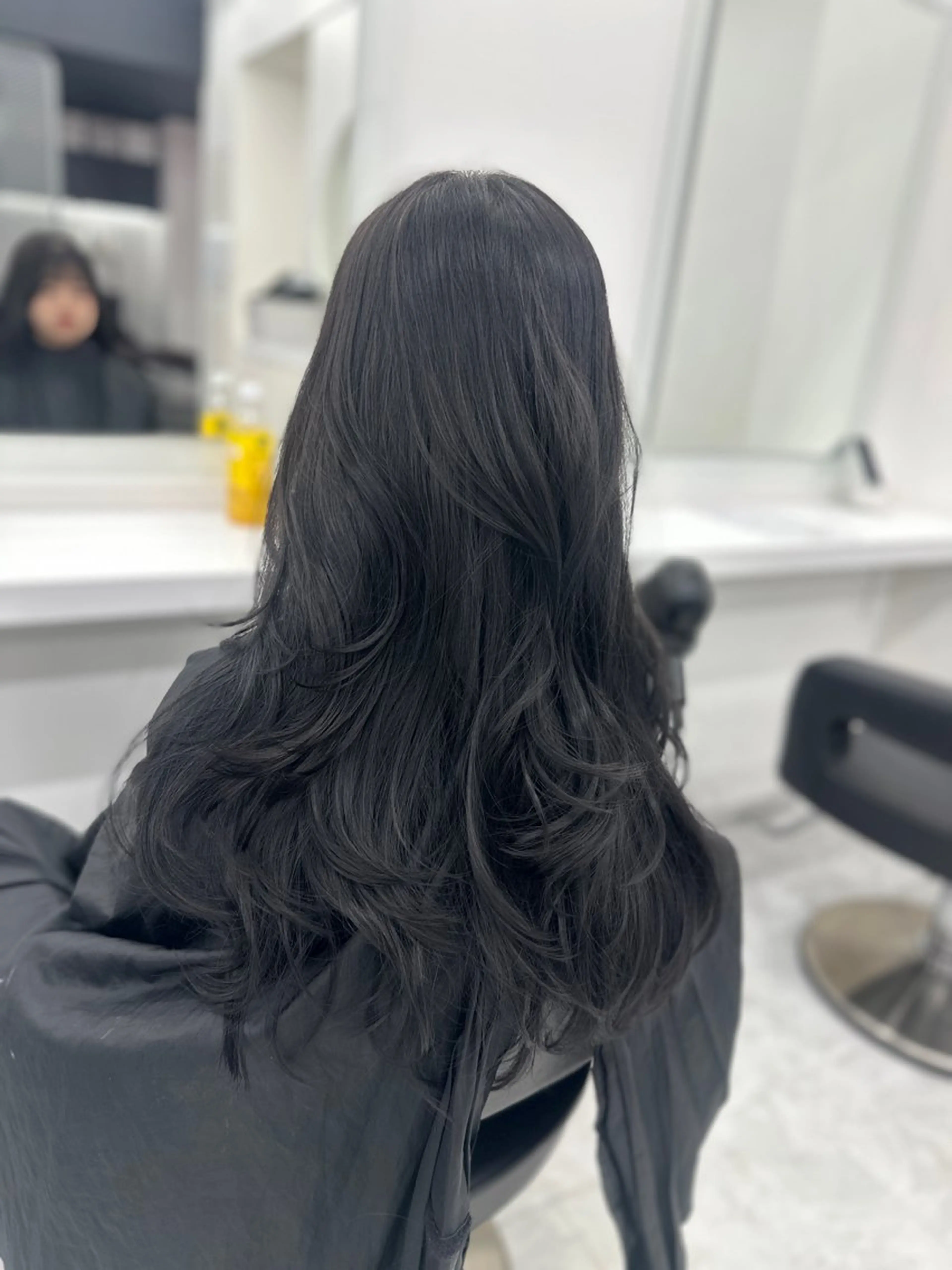 ロング パーマ ヘアアレンジ メンズ キッズ ♥️韓国ヘア レイヤー♥️ゆりのヘアスタイル