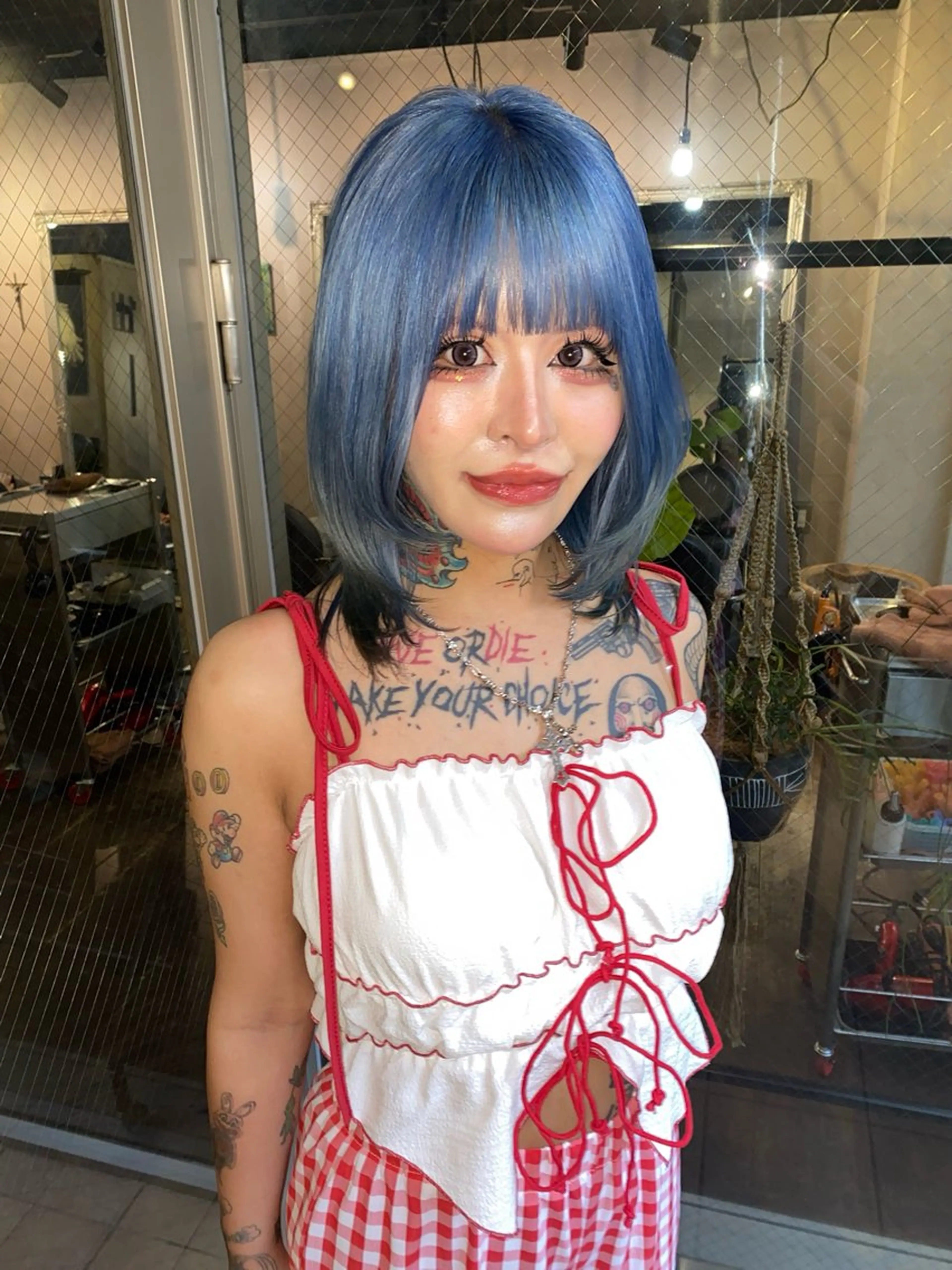 ミディアム カラー カット ヘアカラー givet所属・心斎橋/デザインカラ ー/海外風/ナツミのヘアスタイル