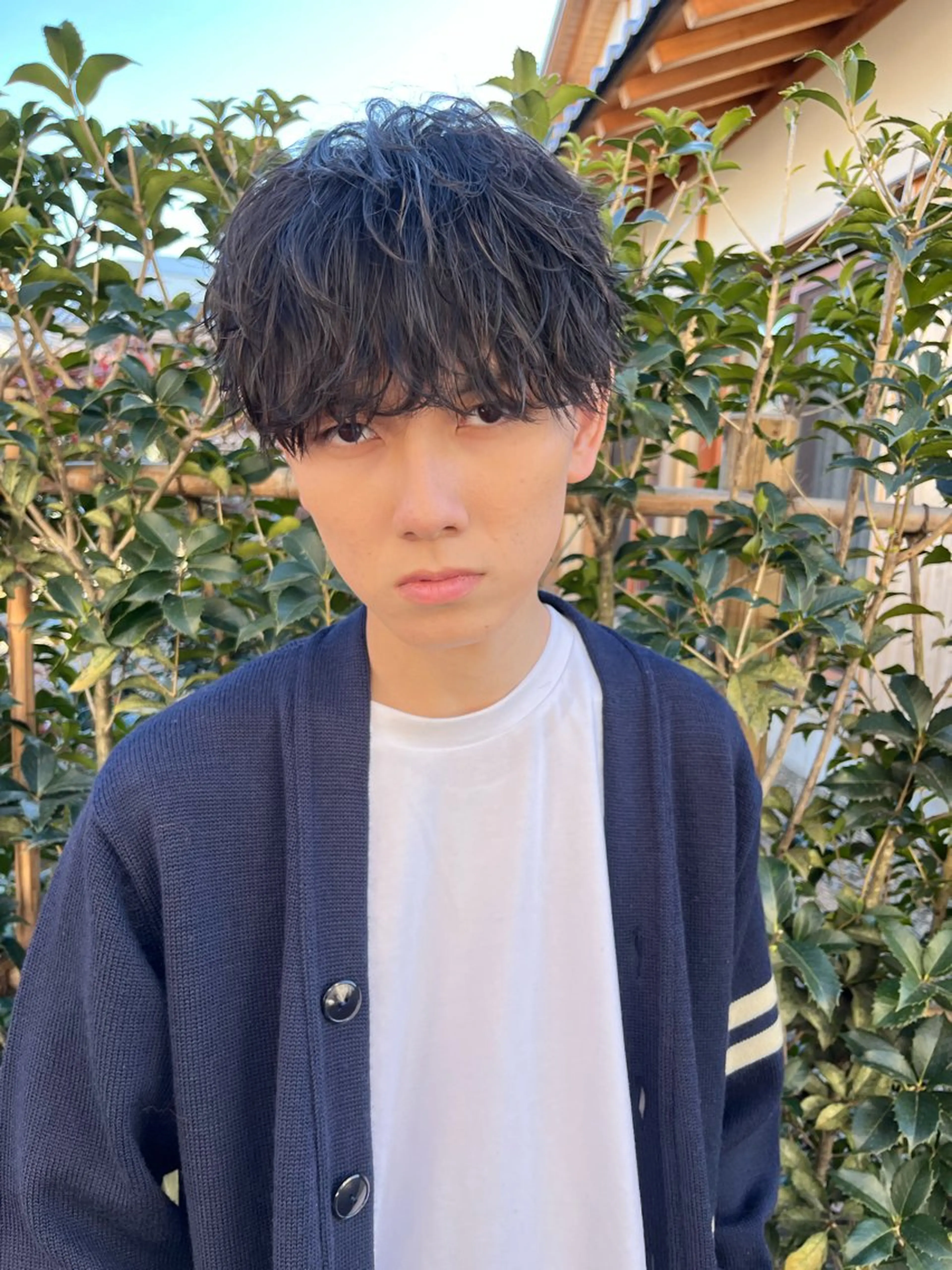 パーマ人気No.1スタイル🔥【メンズカット＋ツイストスパイラル】の写真