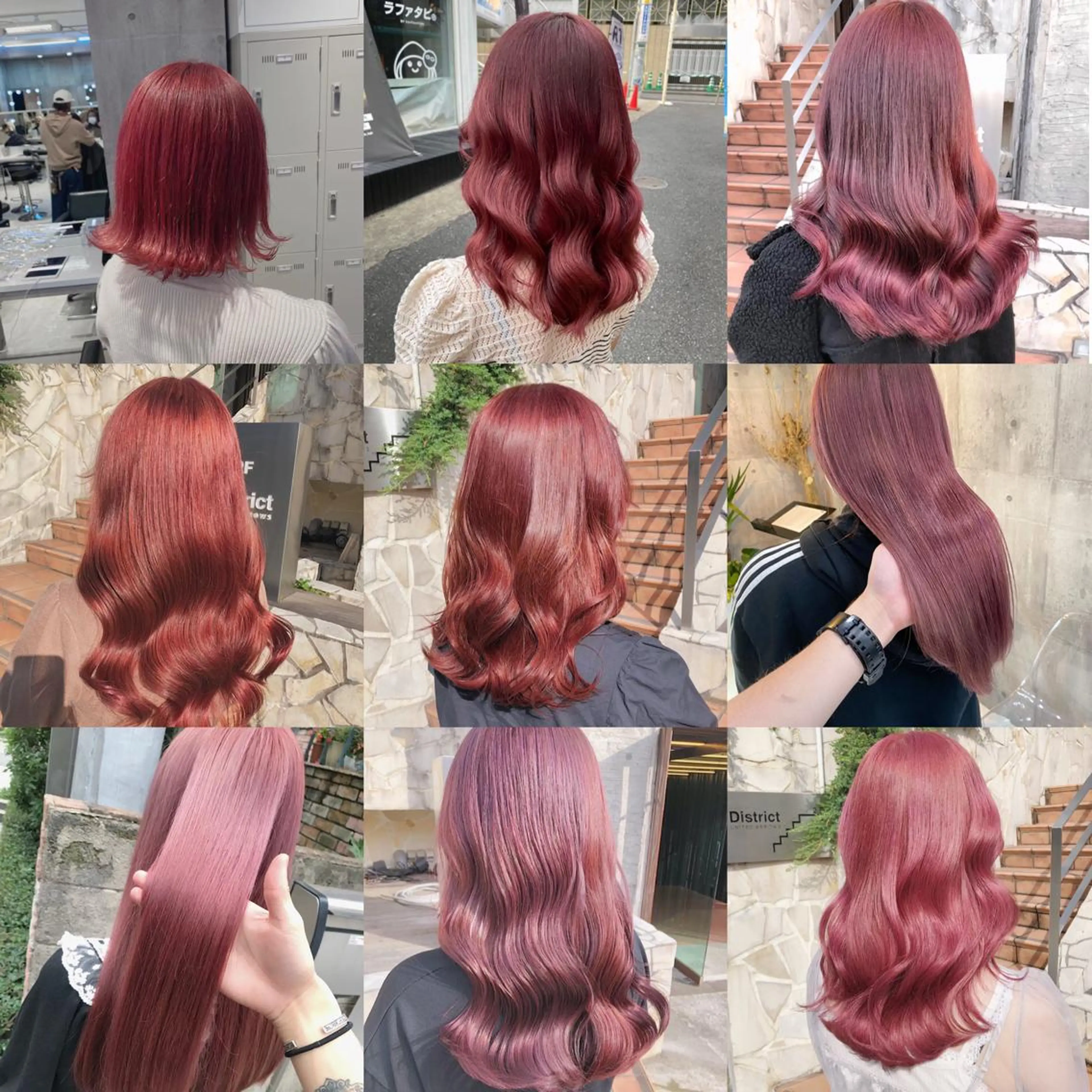 ロング カラー アッシュ アッシュグレー アッシュグレージュ バレイヤージュ ミストバング ヘアカラー トリートメント ヘアセット カットカラー特化 ⭐️代表⭐️のヘアスタイル