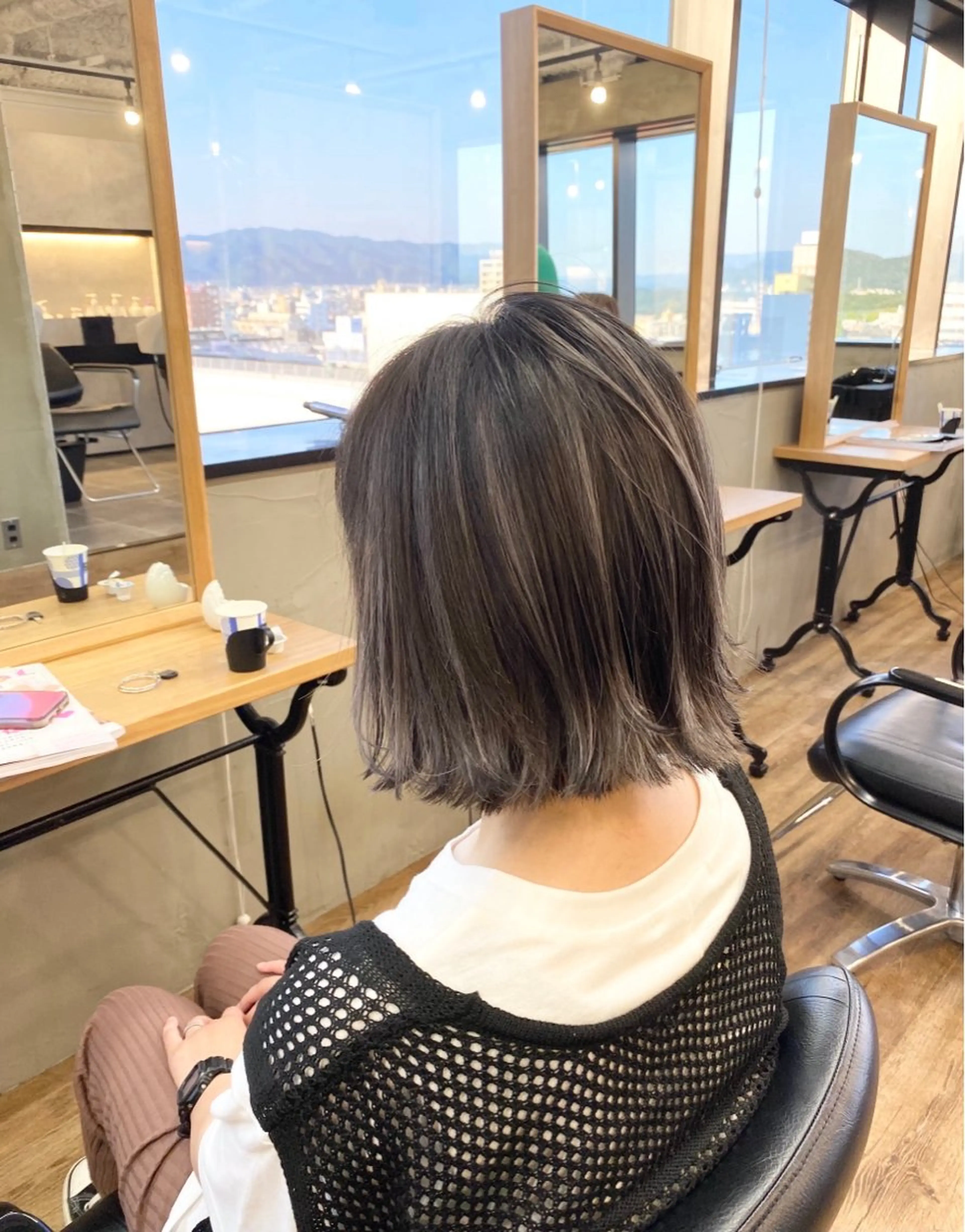 ミディアム レイヤー/ウルフ/ /奈良/ RIHOのヘアスタイル