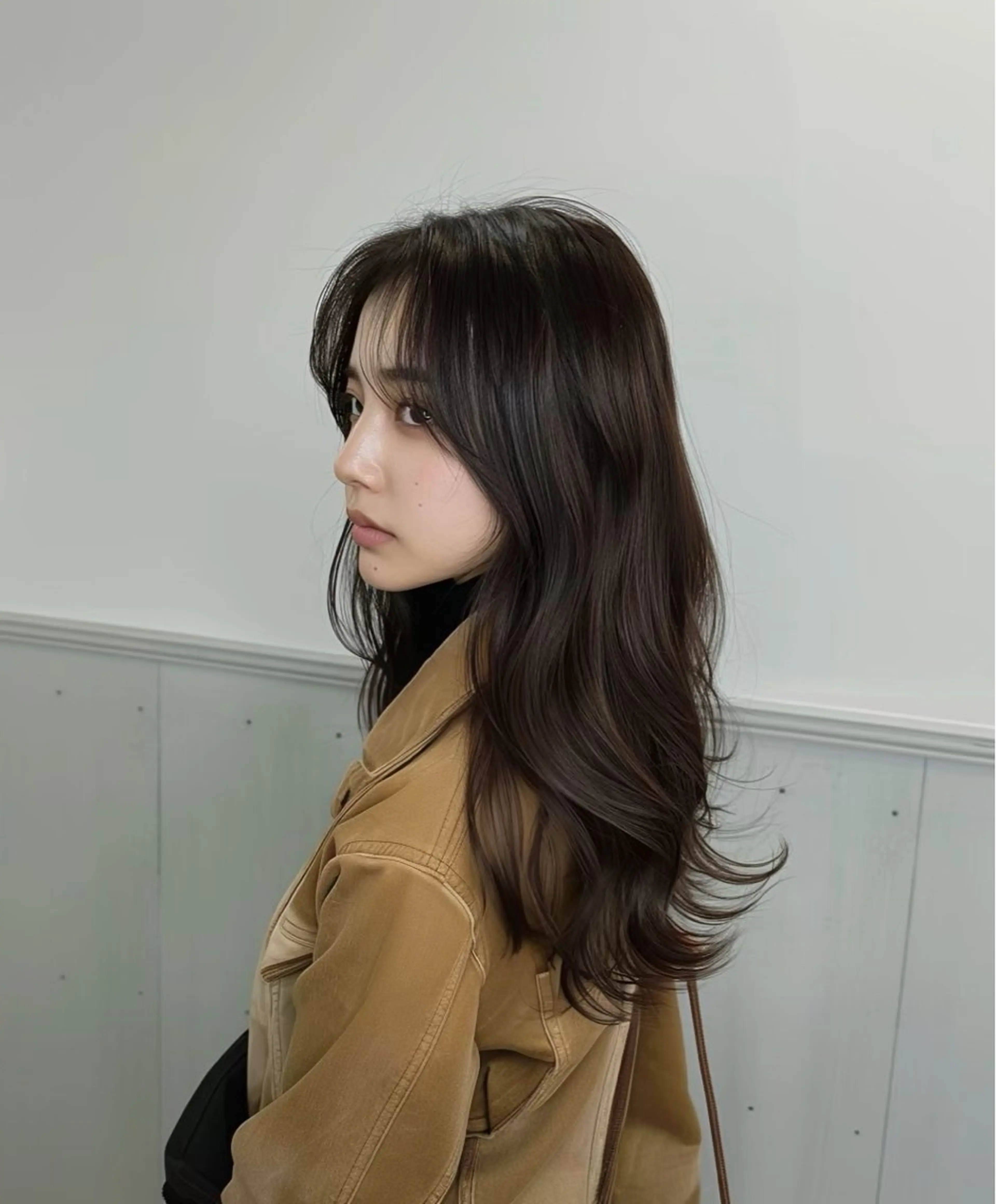 カラー 韓国レイヤーカット/ 美髪矯正/YUIのヘアスタイル