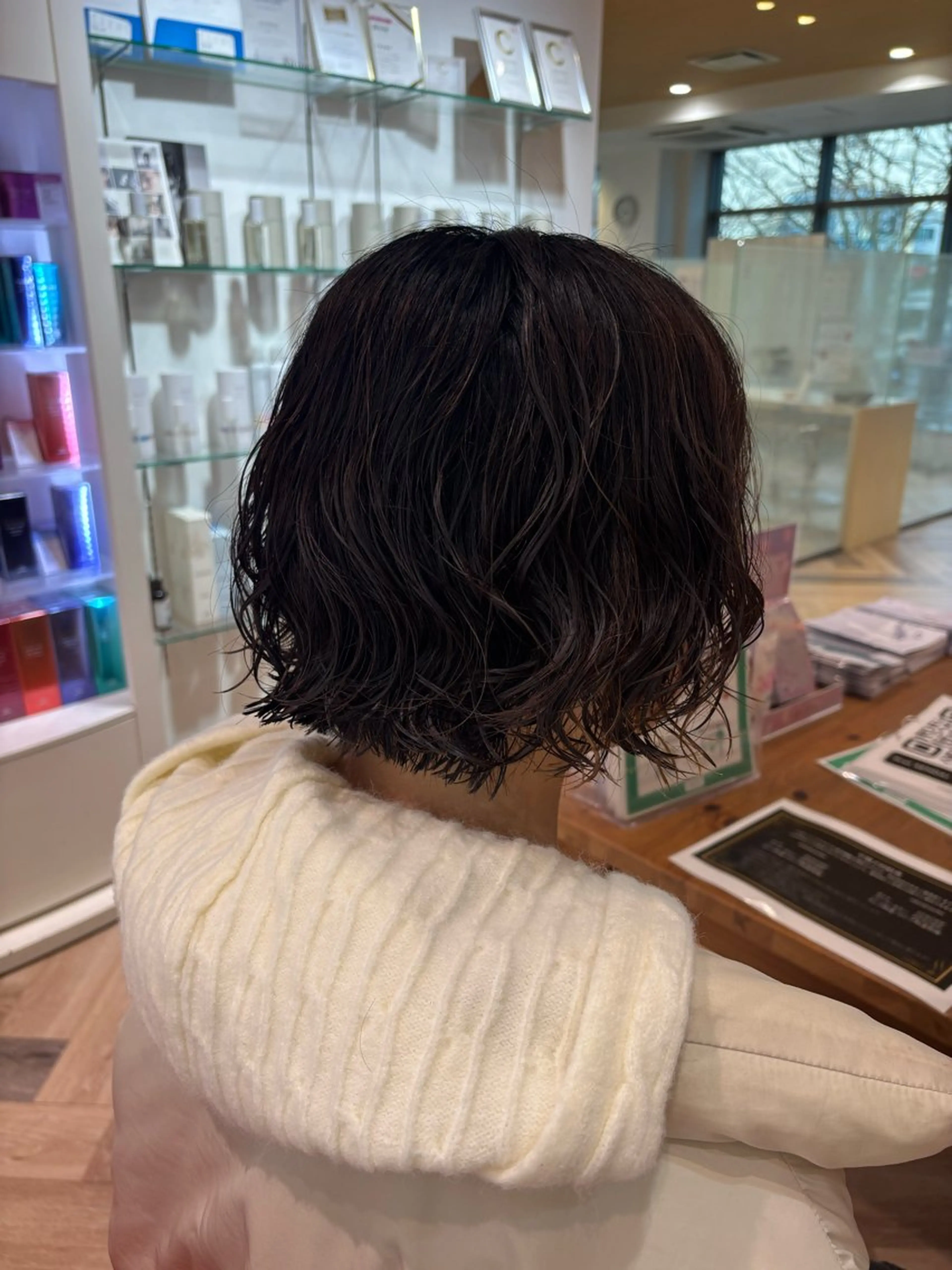 ショート パーマ ボブ カット パーマ ゆい/パーマ/レイヤ ー/似合わせカラーのヘアスタイル