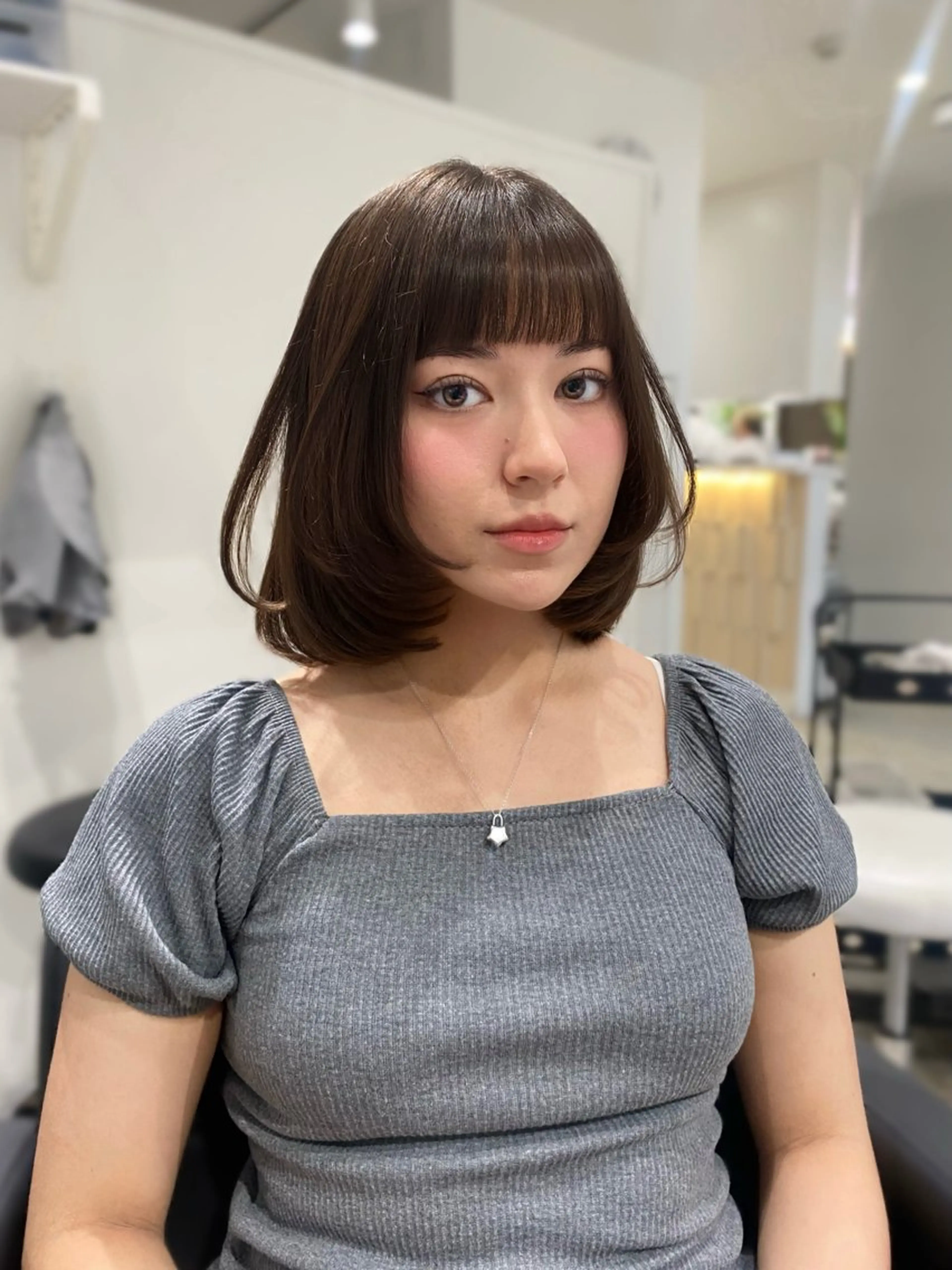 カラー AO所属・RISAKO 艶髪モテヘア🎀府中のヘアスタイル